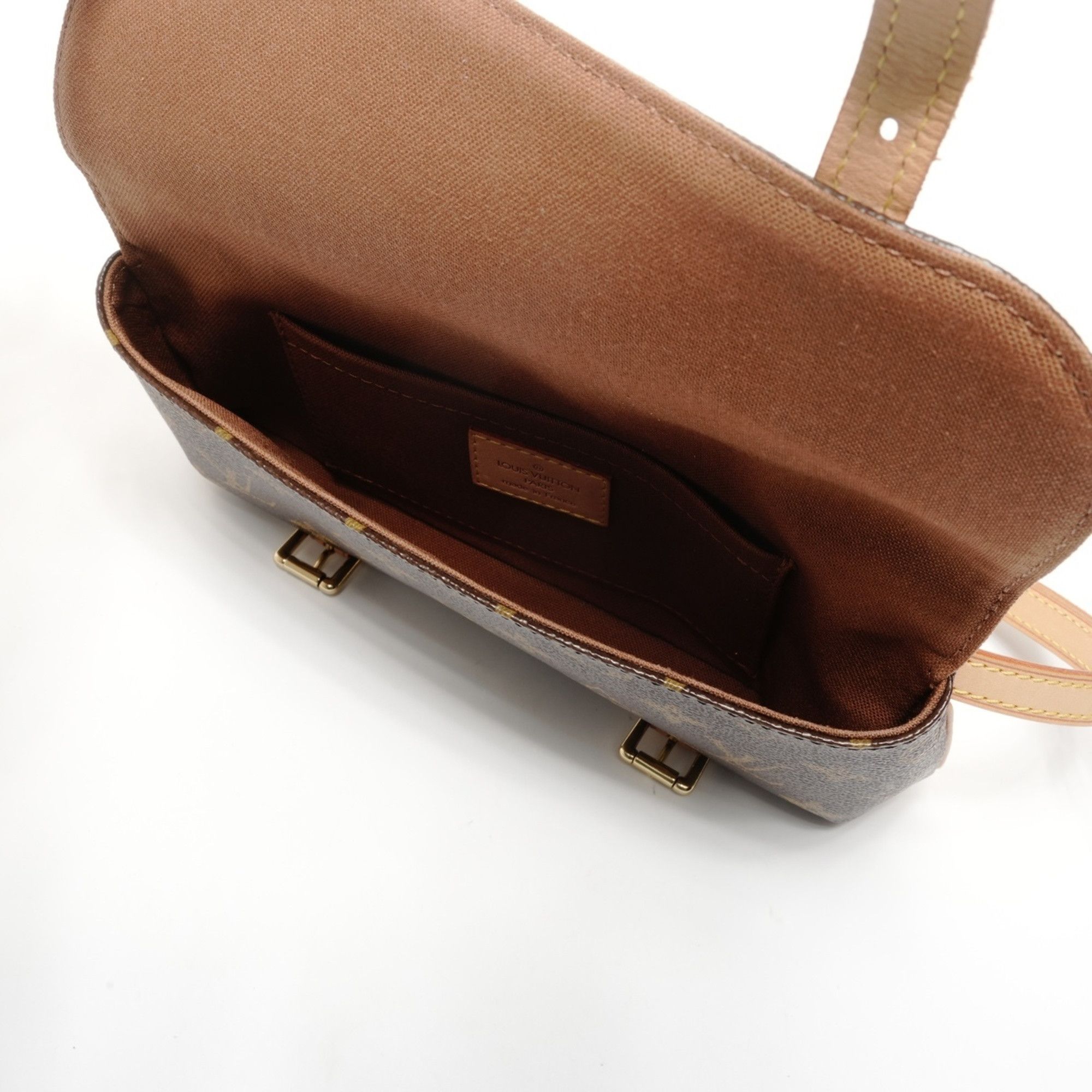 Louis Vuitton Louis Vuitton 2005 Monogram Pochette Marel Shoulder Bag, Brown Size ONE SIZE - 12 Thumbnail
