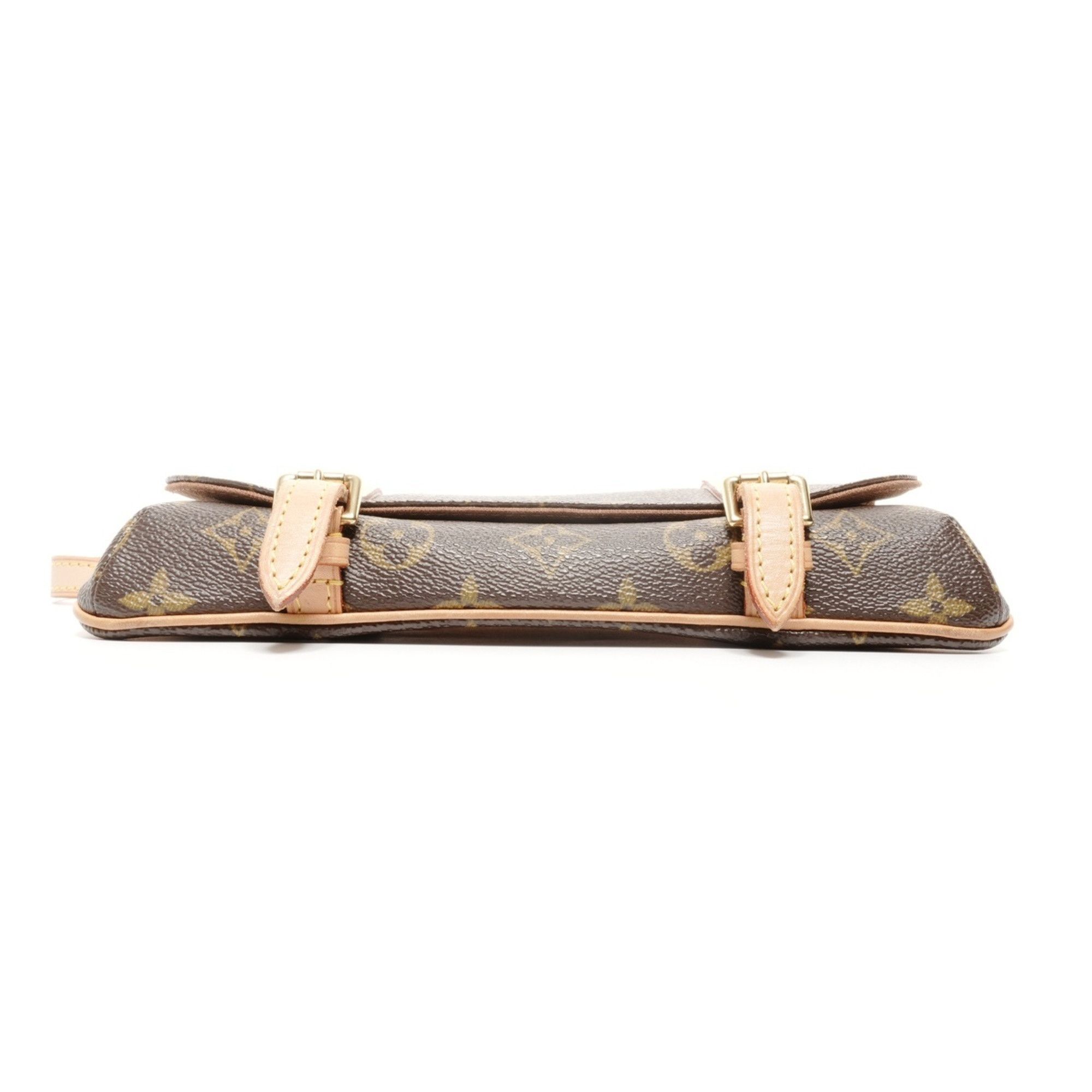 Louis Vuitton Louis Vuitton 2005 Monogram Pochette Marel Shoulder Bag, Brown Size ONE SIZE - 8 Thumbnail