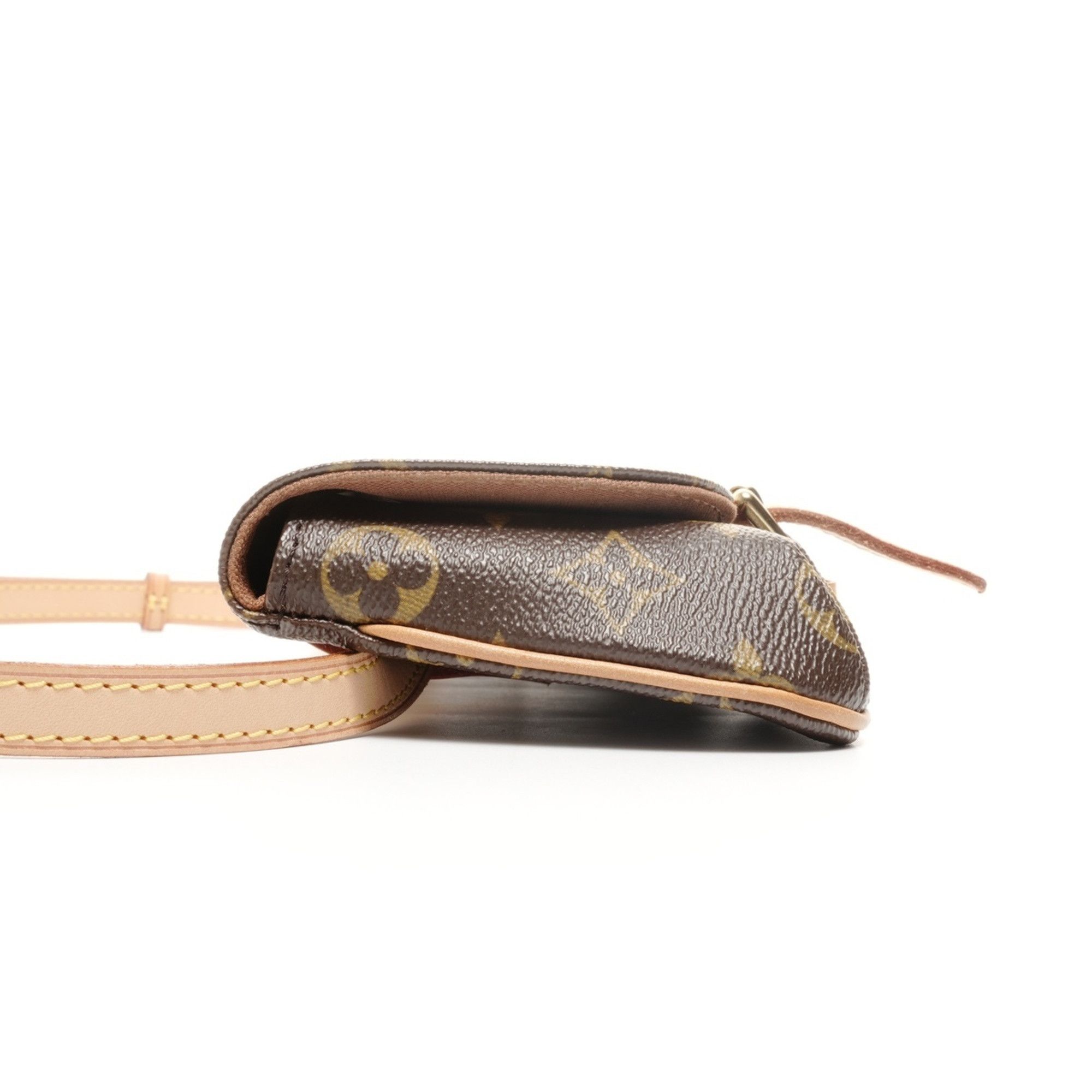 Louis Vuitton Louis Vuitton 2005 Monogram Pochette Marel Shoulder Bag, Brown Size ONE SIZE - 4 Thumbnail