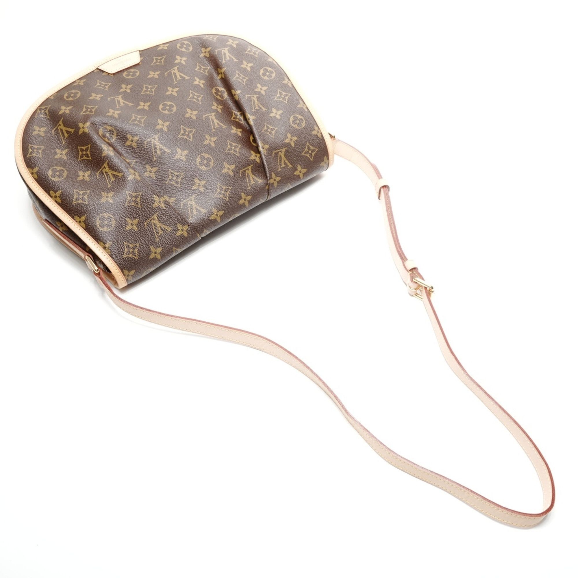 Louis Vuitton Louis Vuitton 2011 Monogram Menilmontant MM Shoulder Bag, Brown Size ONE SIZE - 9 Thumbnail