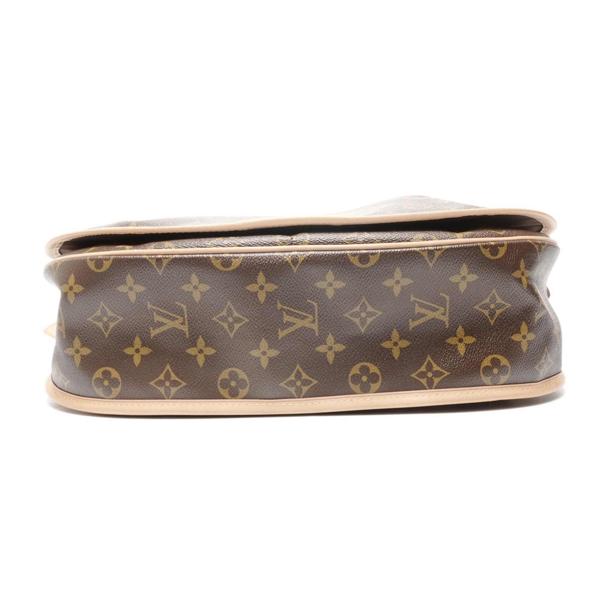 Louis Vuitton Louis Vuitton 2011 Monogram Menilmontant MM Shoulder Bag, Brown Size ONE SIZE - 8 Thumbnail