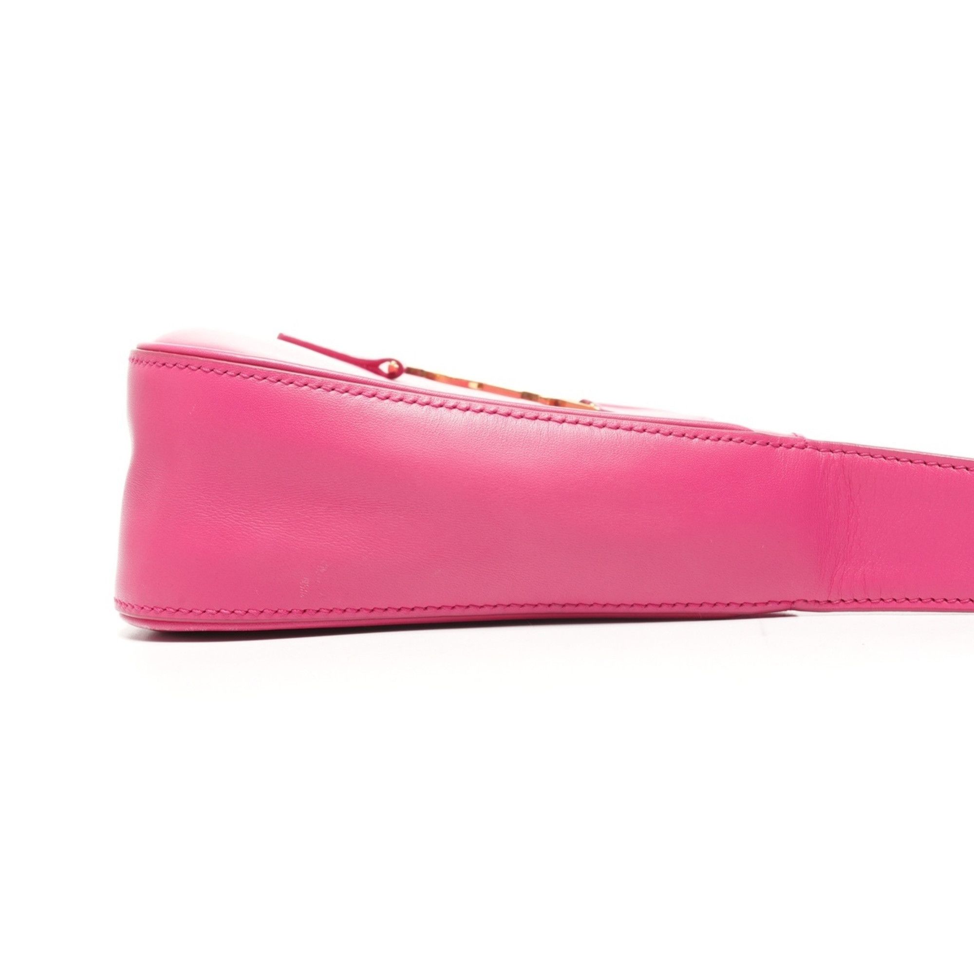 Yves Saint Laurent Yves Saint Laurent Le 5 A 7 Leather Hobo Shoulder Bag in Pink Size ONE SIZE - 4 Thumbnail