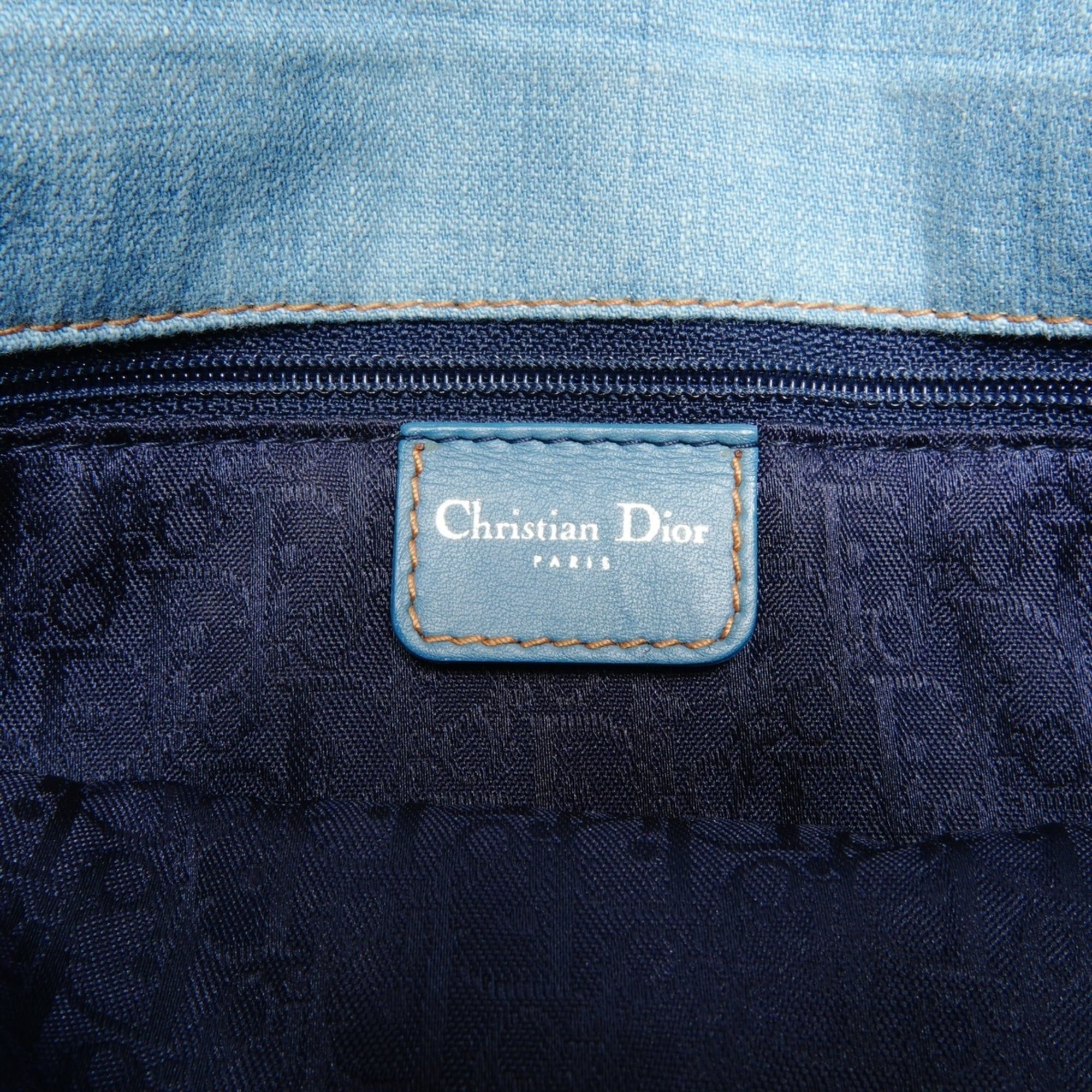 Dior Christian Dior Denim Admit It Corset Shoulder Bag in Blue Size ONE SIZE - 12 Thumbnail
