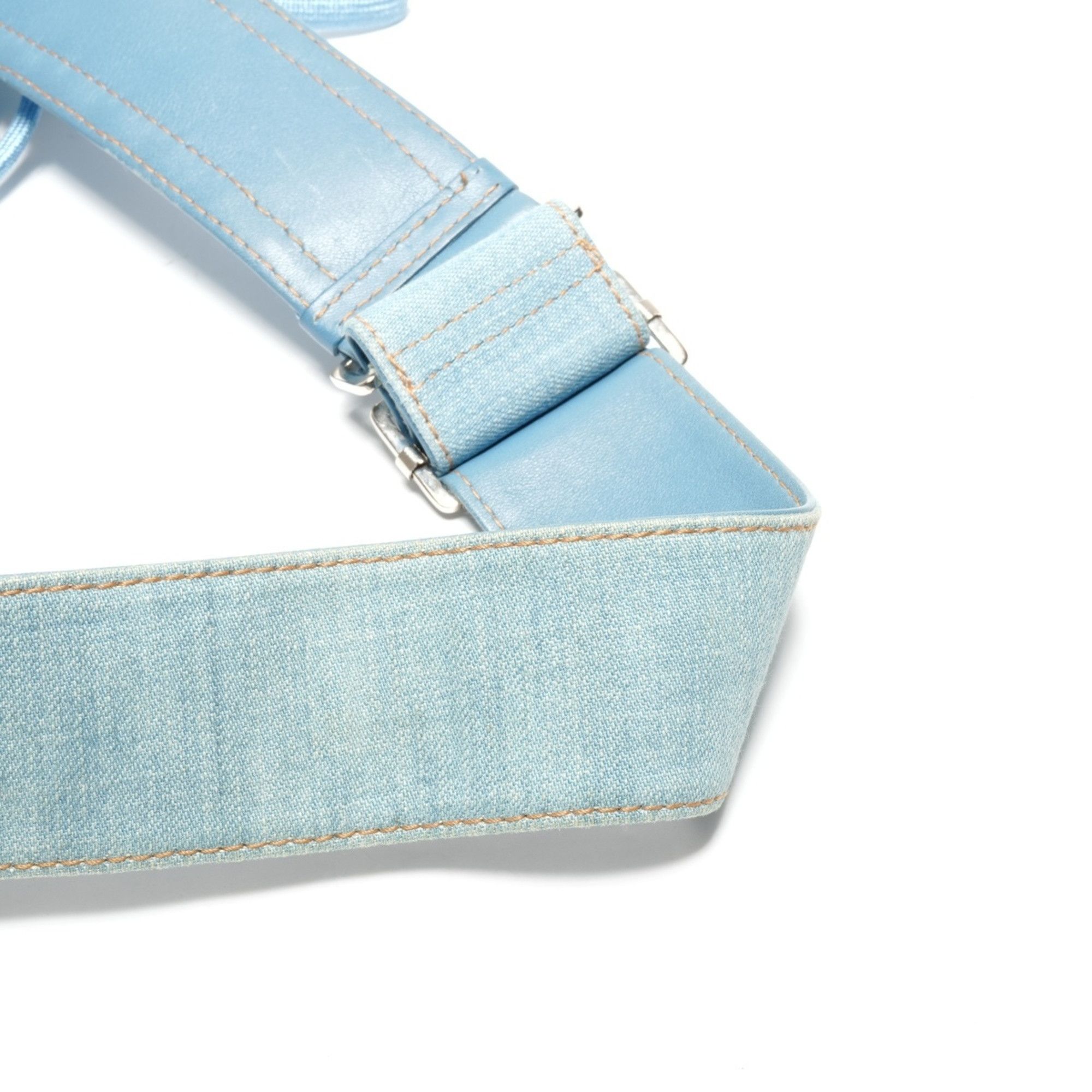 Dior Christian Dior Denim Admit It Corset Shoulder Bag in Blue Size ONE SIZE - 14 Thumbnail