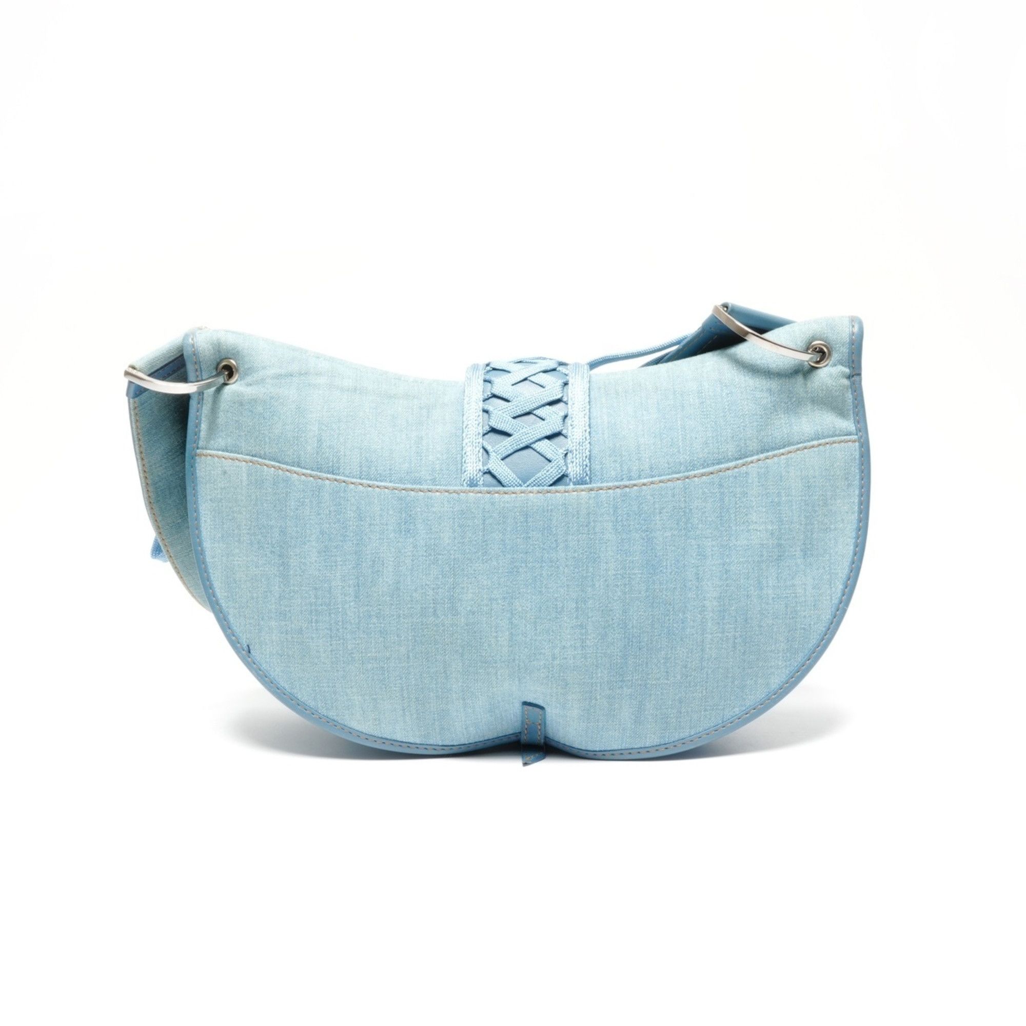 Dior Christian Dior Denim Admit It Corset Shoulder Bag in Blue Size ONE SIZE - 3 Thumbnail