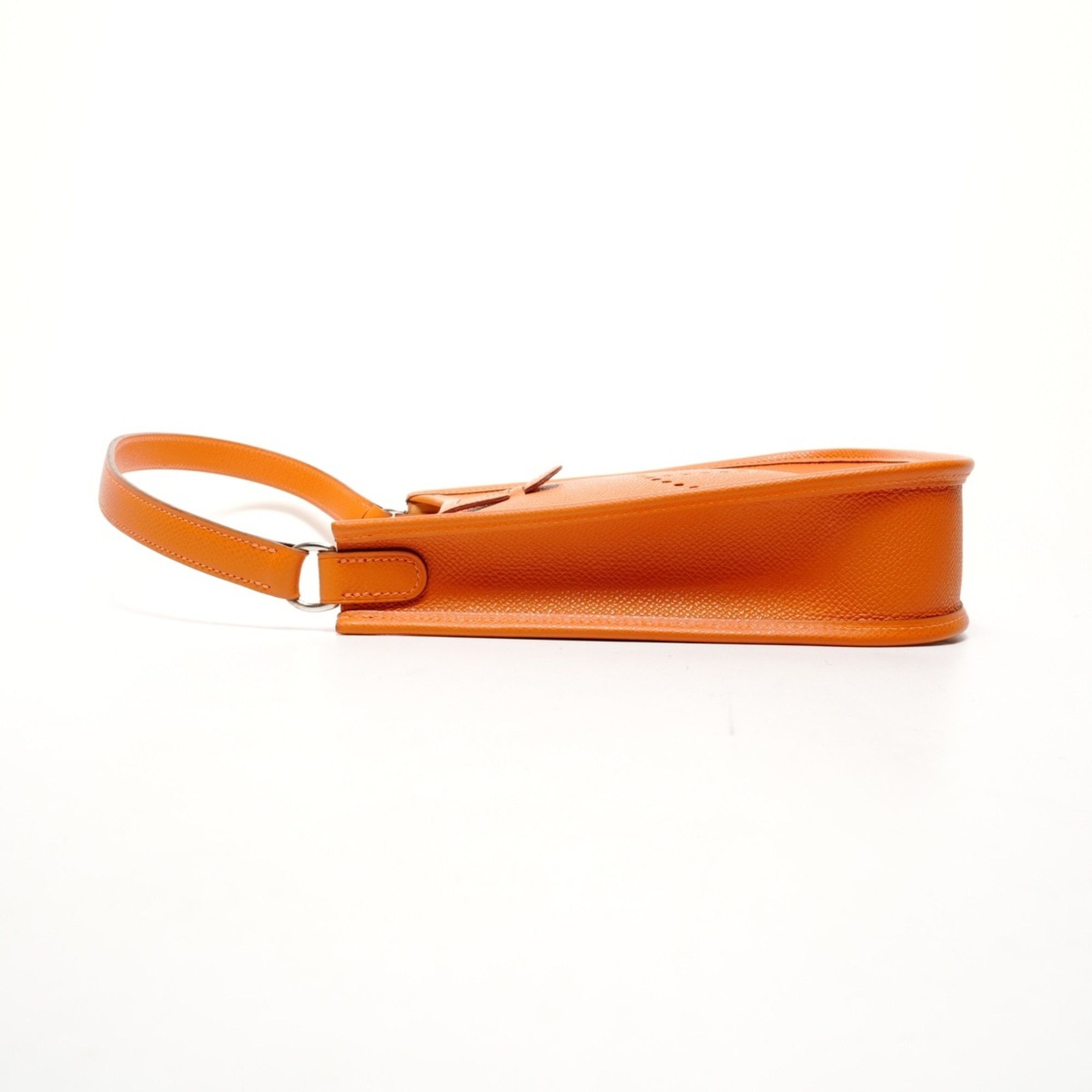 Hermes Hermes Hermès 2005 Mini Evelyn TPM Short Strap Shoulder Bag in Orange, Stamped with I Size ONE SIZE - 3 Thumbnail