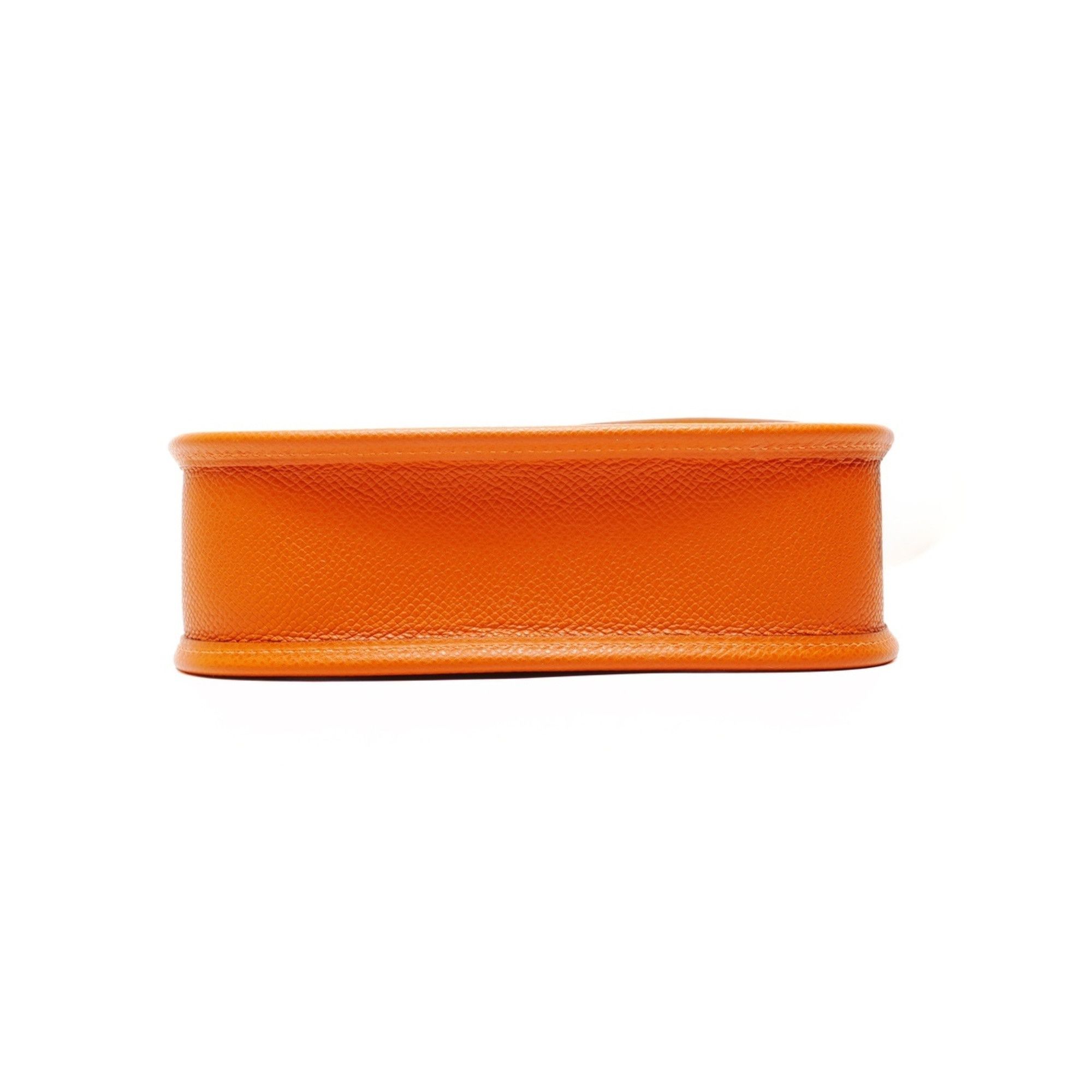 Hermes Hermes Hermès 2005 Mini Evelyn TPM Short Strap Shoulder Bag in Orange, Stamped with I Size ONE SIZE - 7 Thumbnail