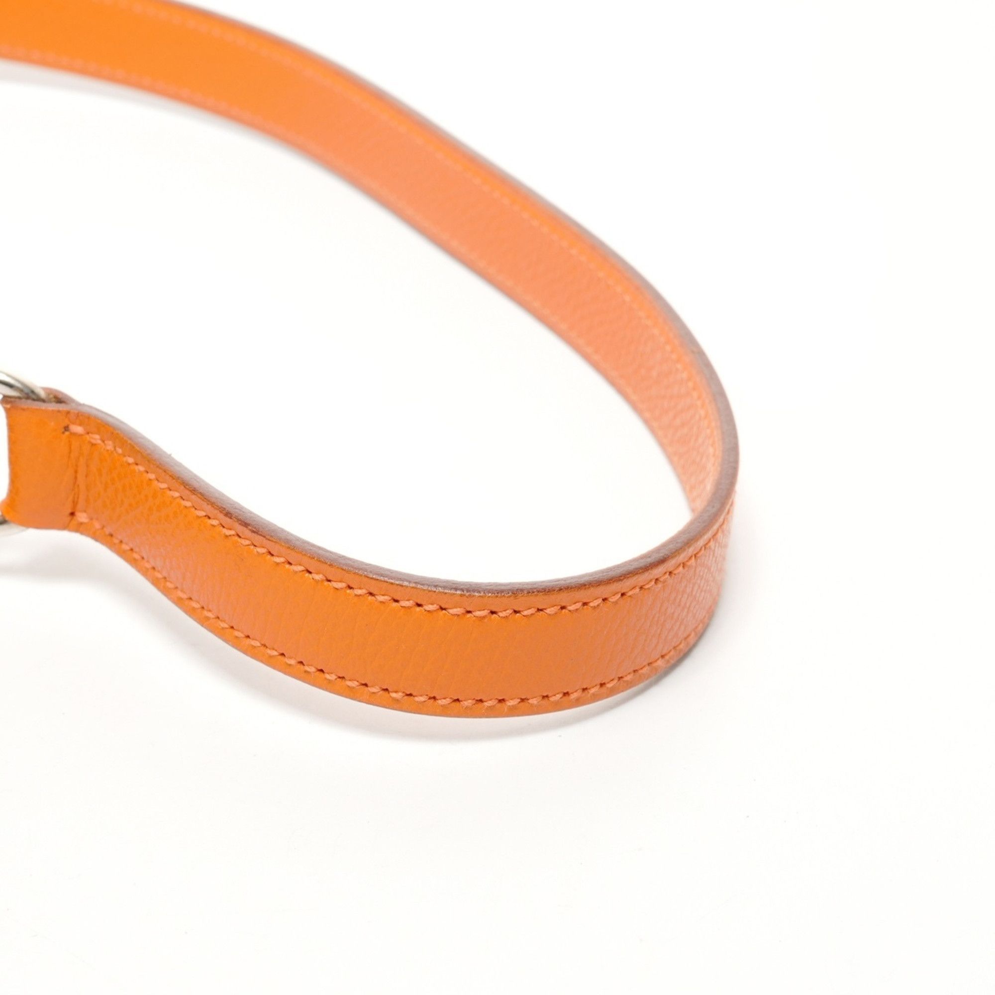 Hermes Hermes Hermès 2005 Mini Evelyn TPM Short Strap Shoulder Bag in Orange, Stamped with I Size ONE SIZE - 10 Thumbnail