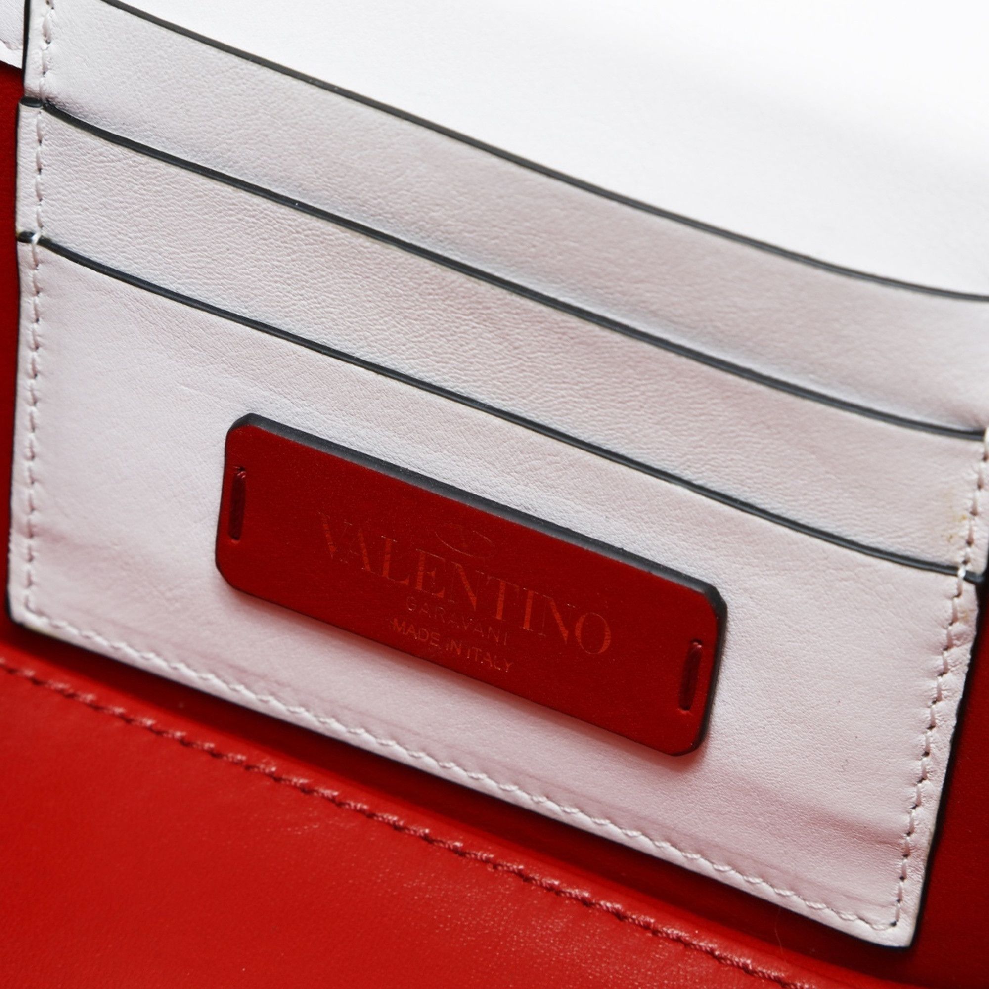 Valentino Valentino Small VLTN Leather Shoulder Bag in White Size ONE SIZE - 9 Thumbnail