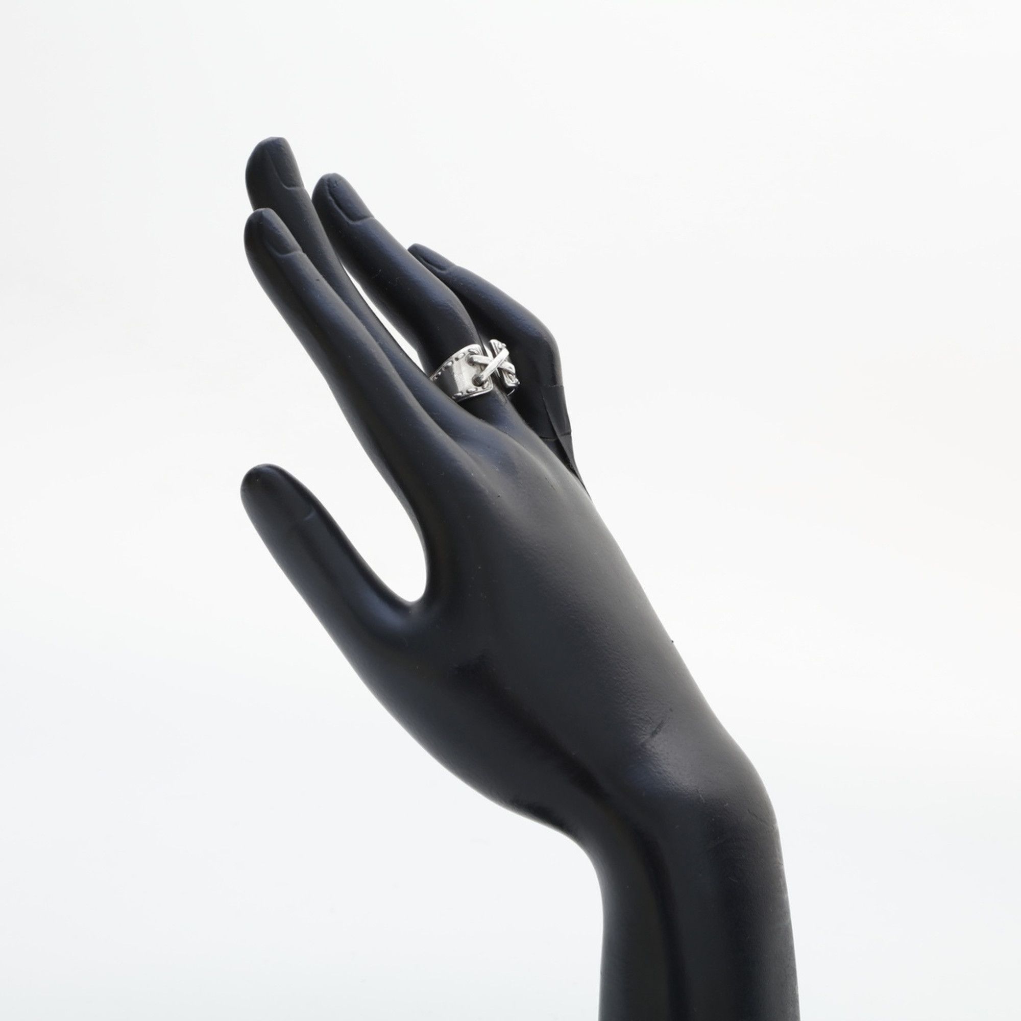Hermes Hermes Hermès Mexico Corset Cross 925 Size 52 Silver Ring Size ONE SIZE - 9 Thumbnail