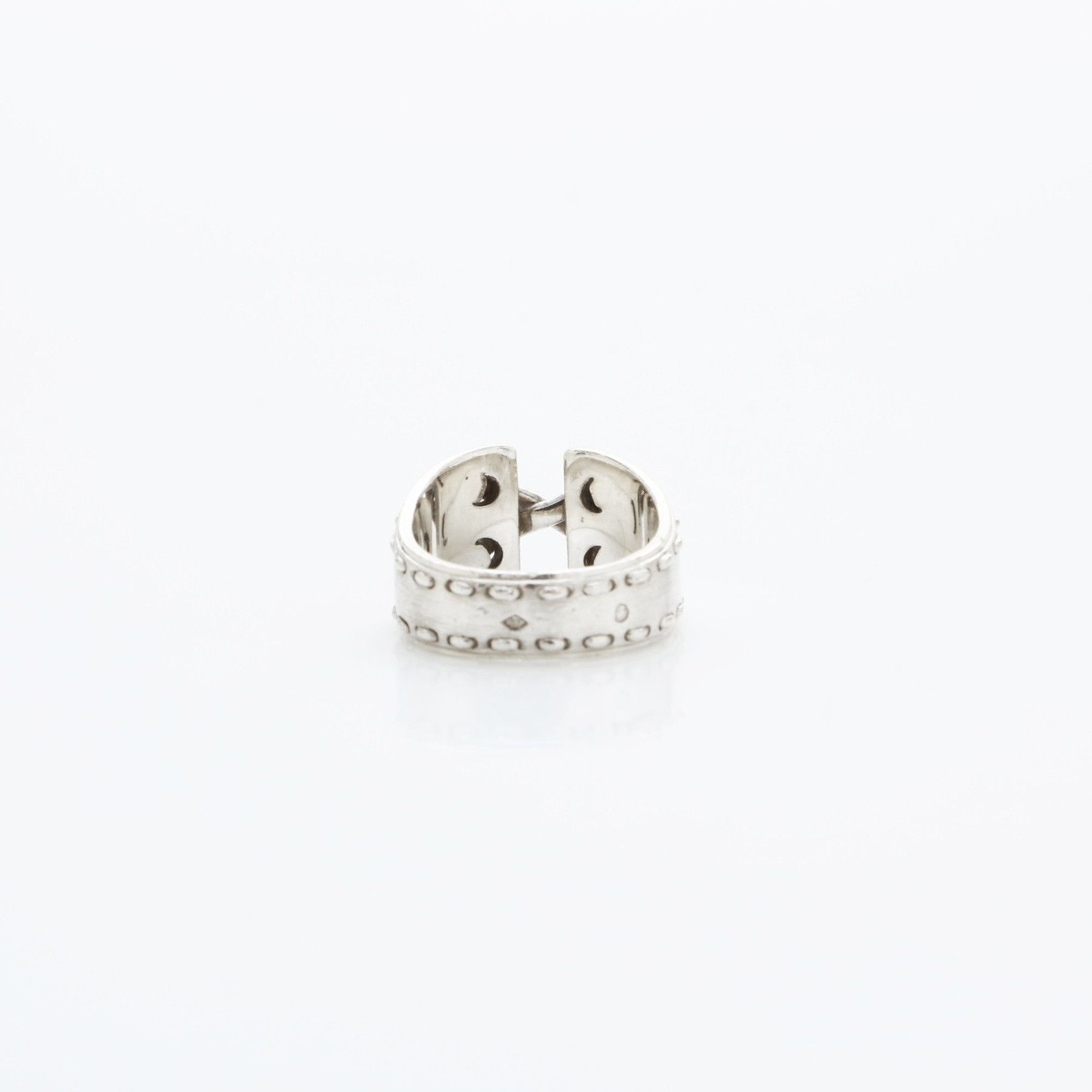 Hermes Hermes Hermès Mexico Corset Cross 925 Size 52 Silver Ring Size ONE SIZE - 4 Thumbnail