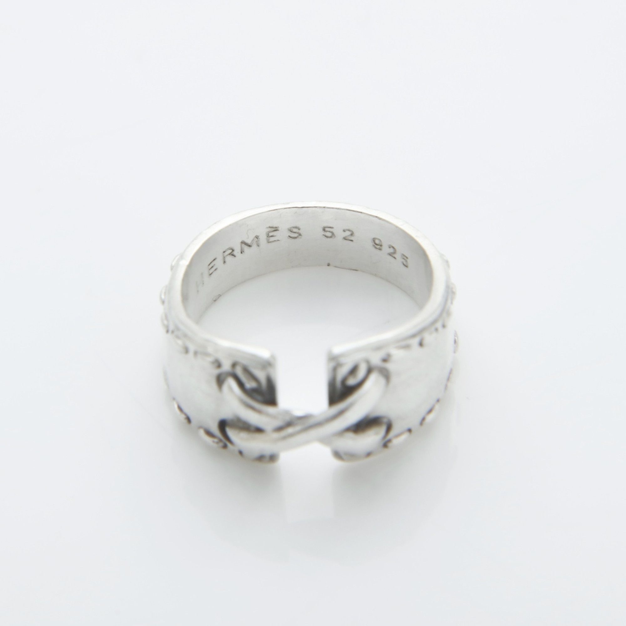 Hermes Hermes Hermès Mexico Corset Cross 925 Size 52 Silver Ring Size ONE SIZE - 8 Thumbnail