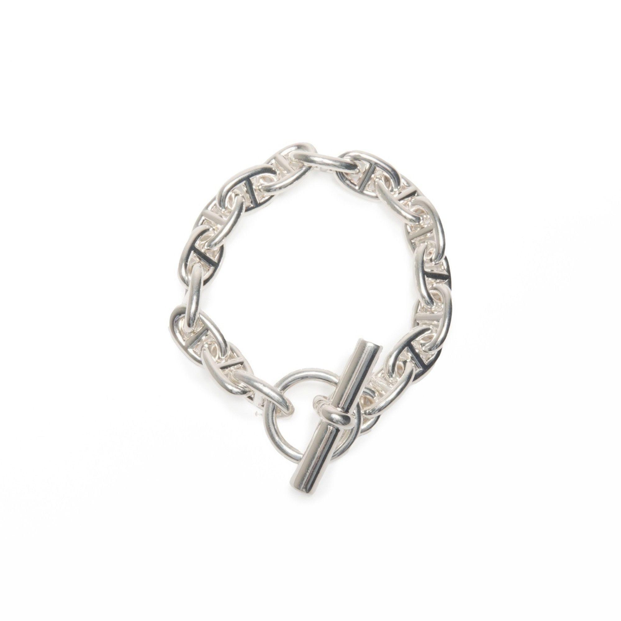 Hermes Hermes Hermès Chaine d'Ancre PM 16-link 22-year-old bracelet in silver Size ONE SIZE - 4 Thumbnail