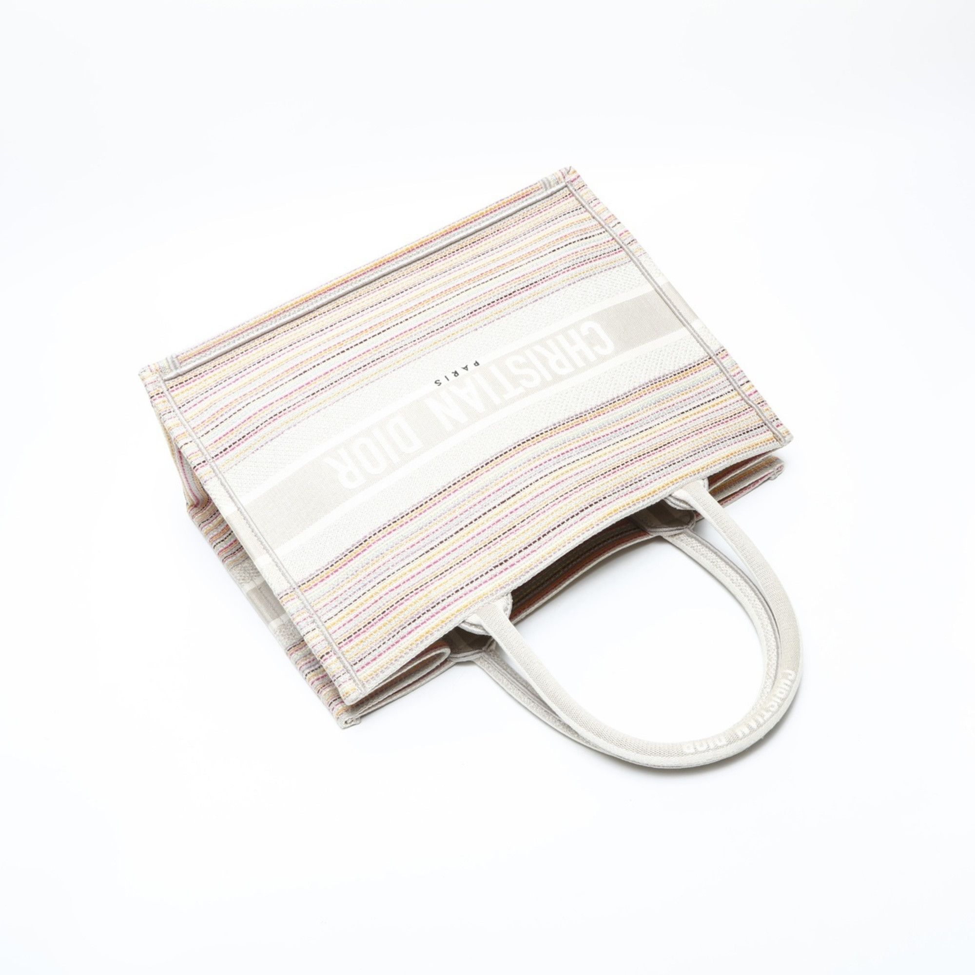 Dior Christian Dior Book Tote Canvas Bag in Beige Size ONE SIZE - 14 Thumbnail