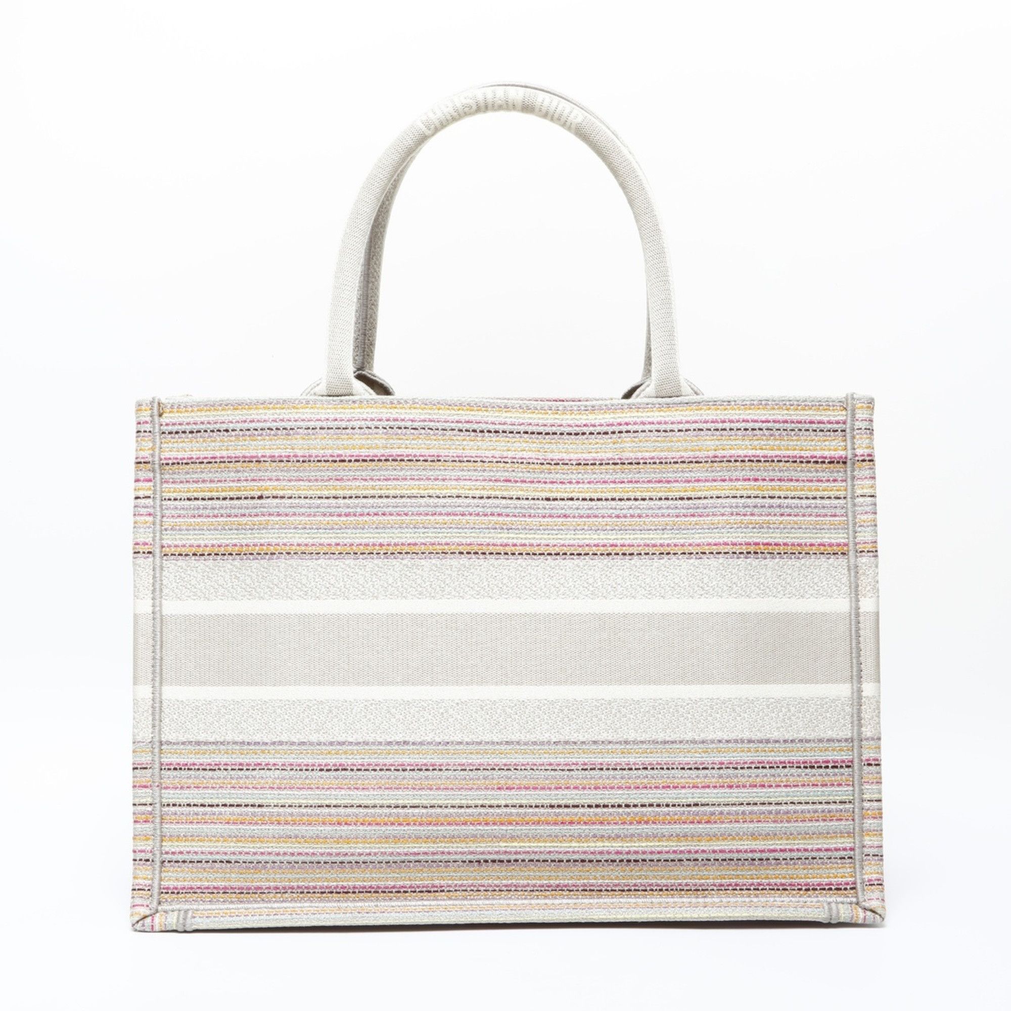 Dior Christian Dior Book Tote Canvas Bag in Beige Size ONE SIZE - 7 Thumbnail