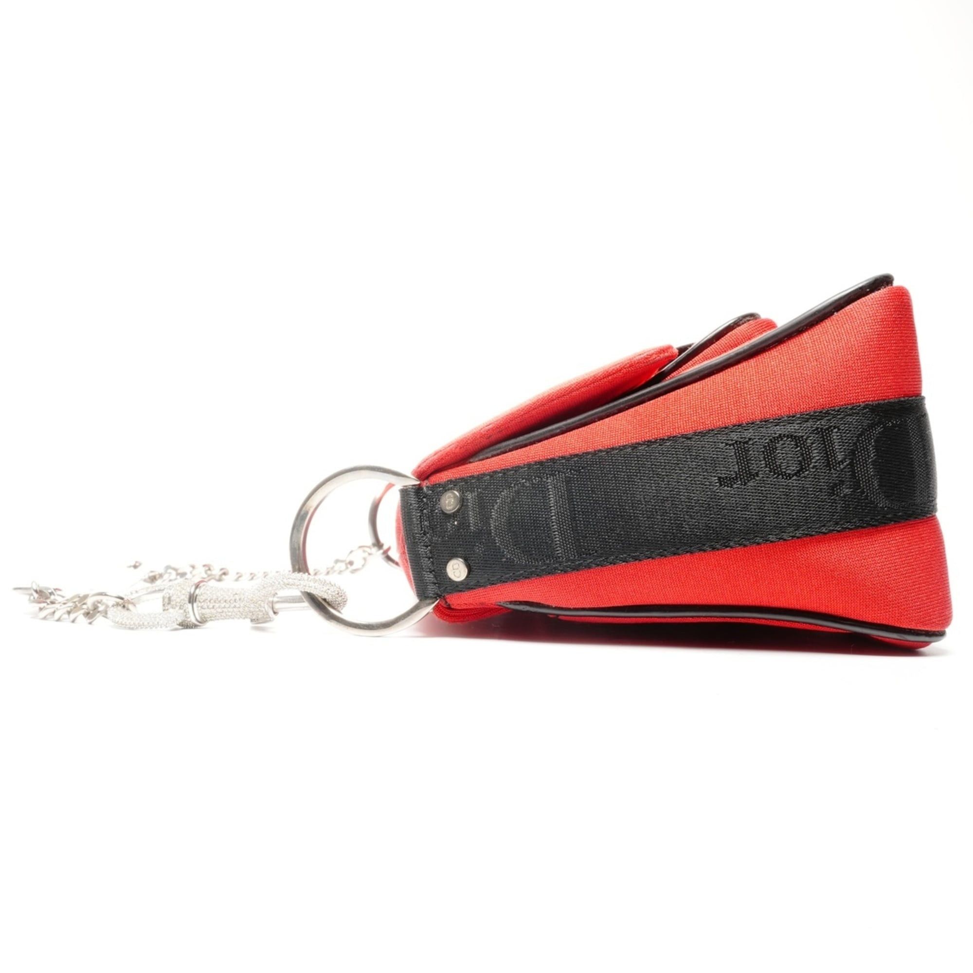 Dior Christian Dior Hardcore Canvas Galliano-era Shoulder Bag in Red Size ONE SIZE - 3 Thumbnail