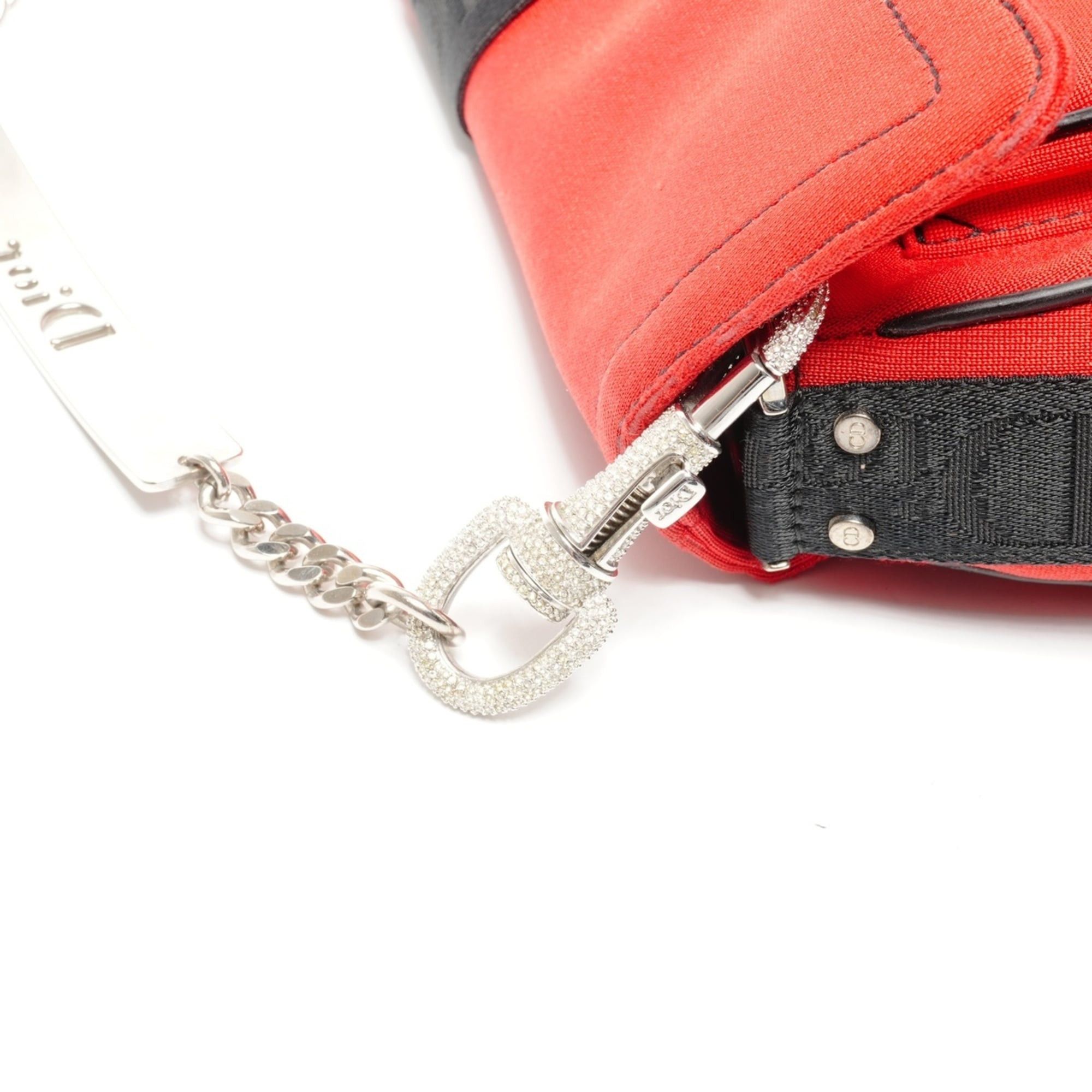 Dior Christian Dior Hardcore Canvas Galliano-era Shoulder Bag in Red Size ONE SIZE - 14 Thumbnail