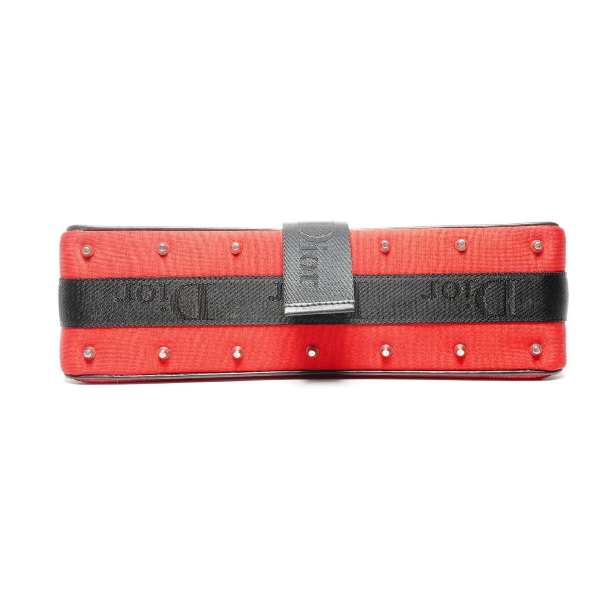 Dior Christian Dior Hardcore Canvas Galliano-era Shoulder Bag in Red Size ONE SIZE - 7 Thumbnail