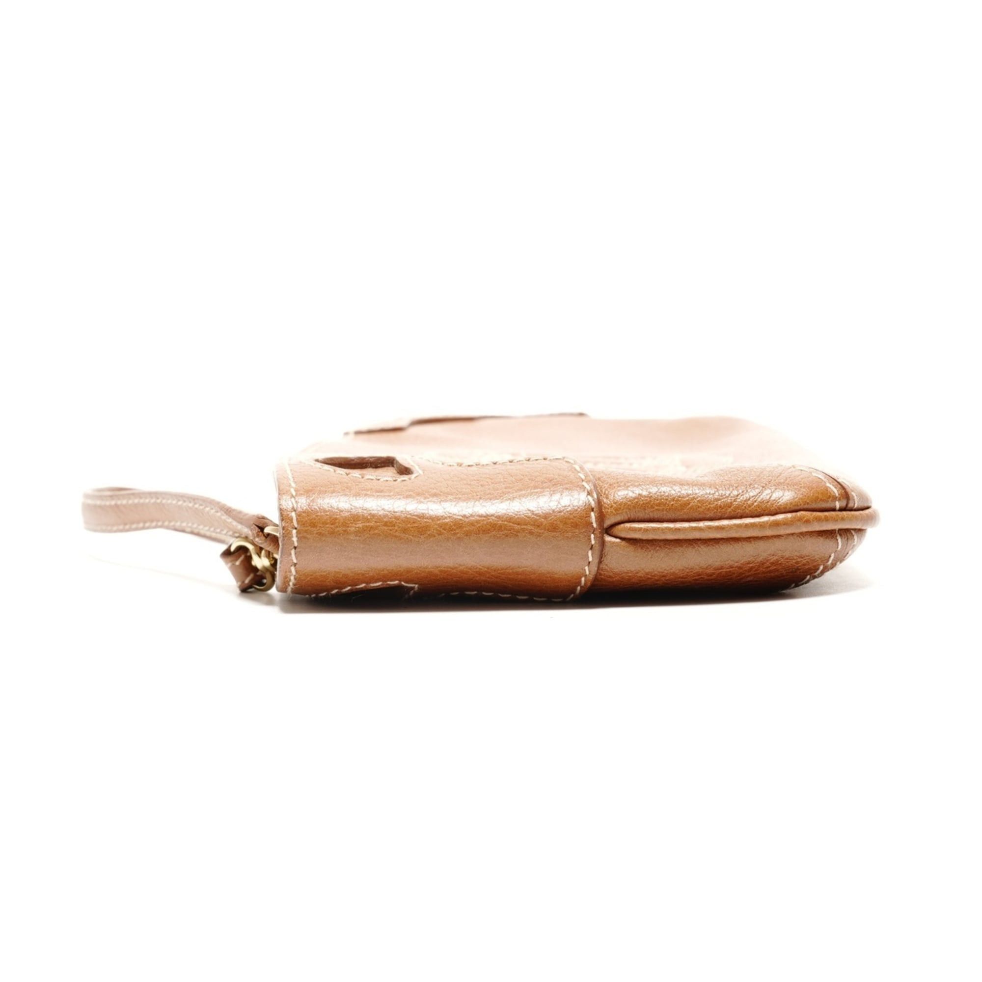 Cartier Cartier Marcello de Pouch Handbag in Brown Leather Size ONE SIZE - 3 Thumbnail