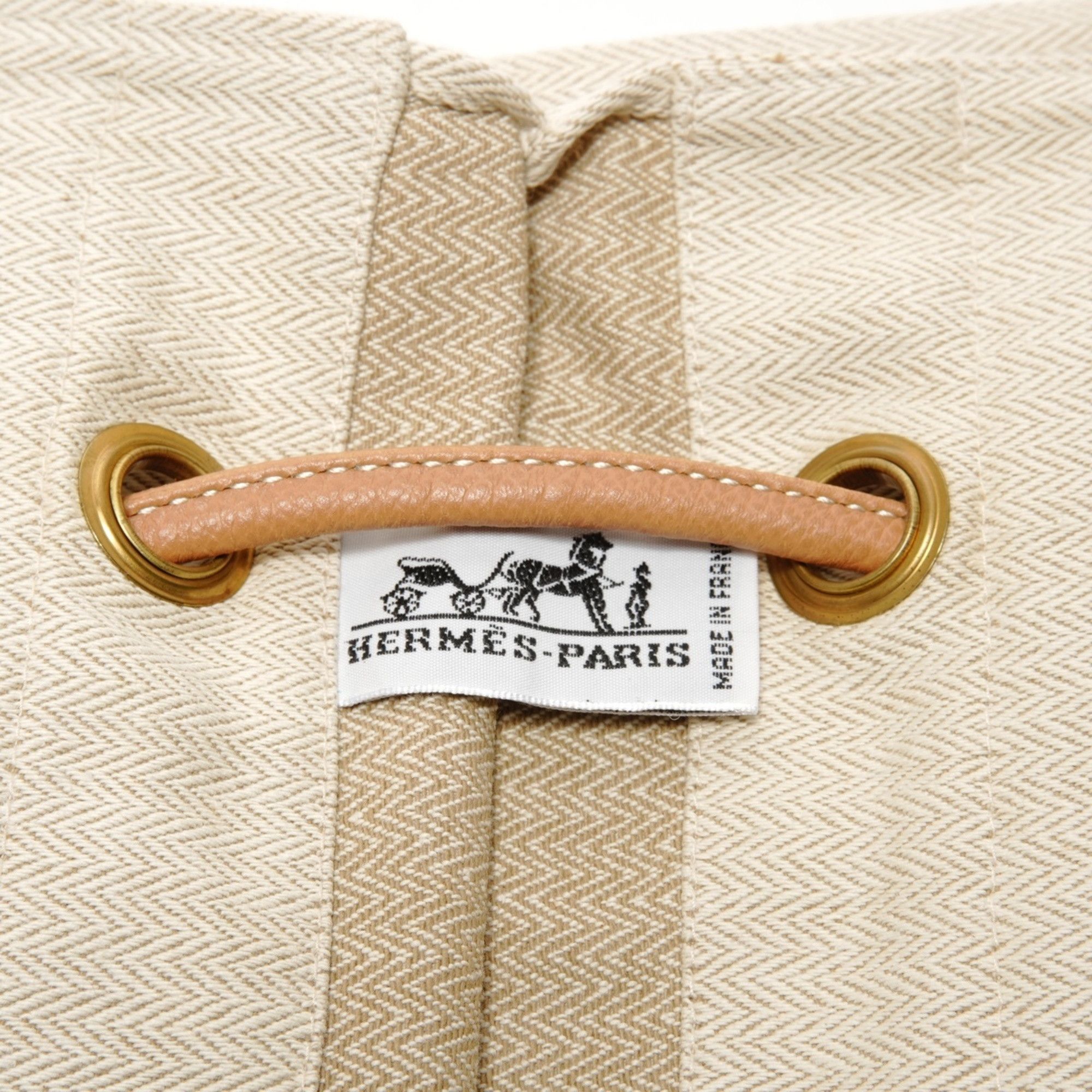 Hermes Hermes Hermès Aline GM canvas shoulder bag in beige Size ONE SIZE - 9 Thumbnail