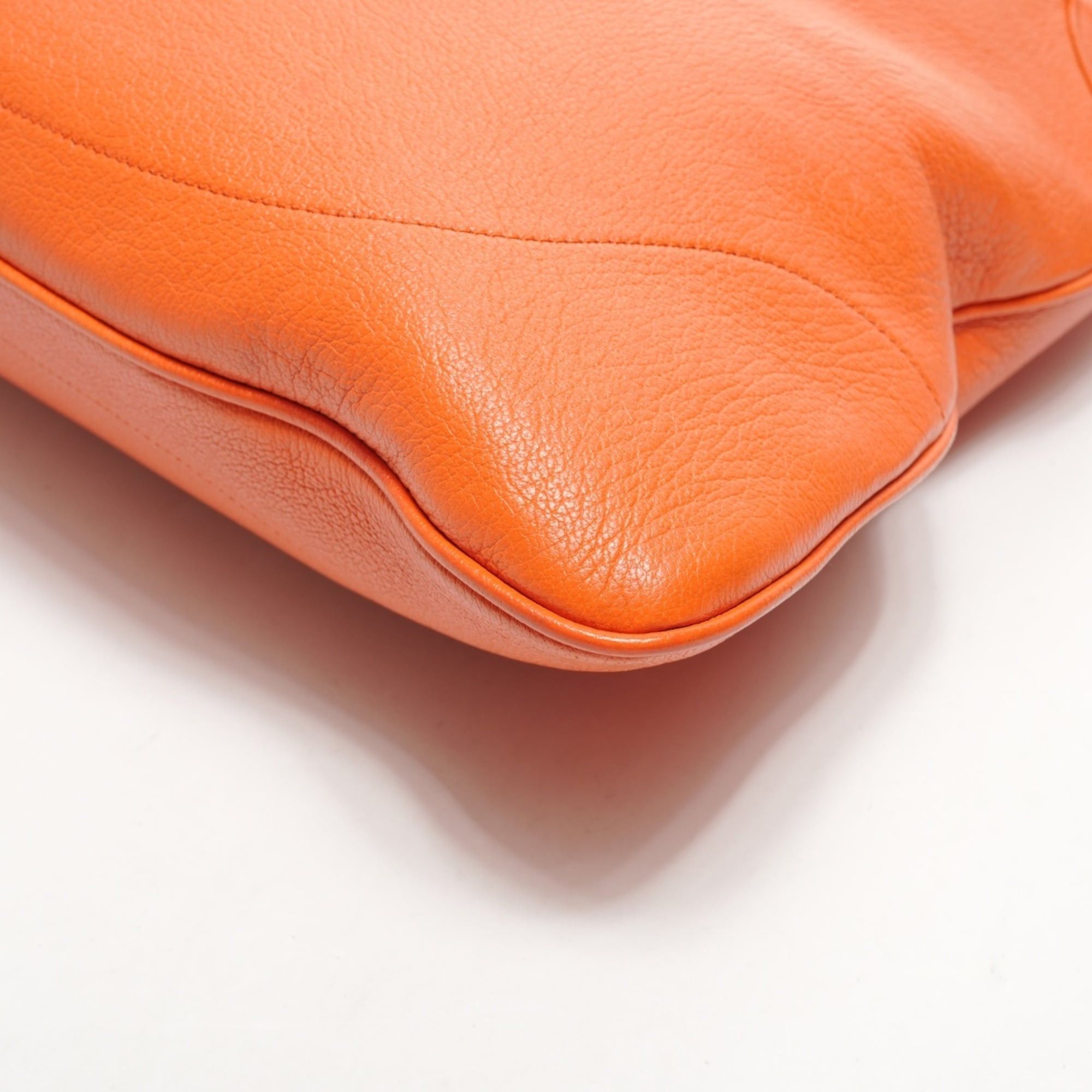 Gucci Gucci Aphrodite Large Leather Shoulder Bag in Orange Size ONE SIZE - 6 Thumbnail