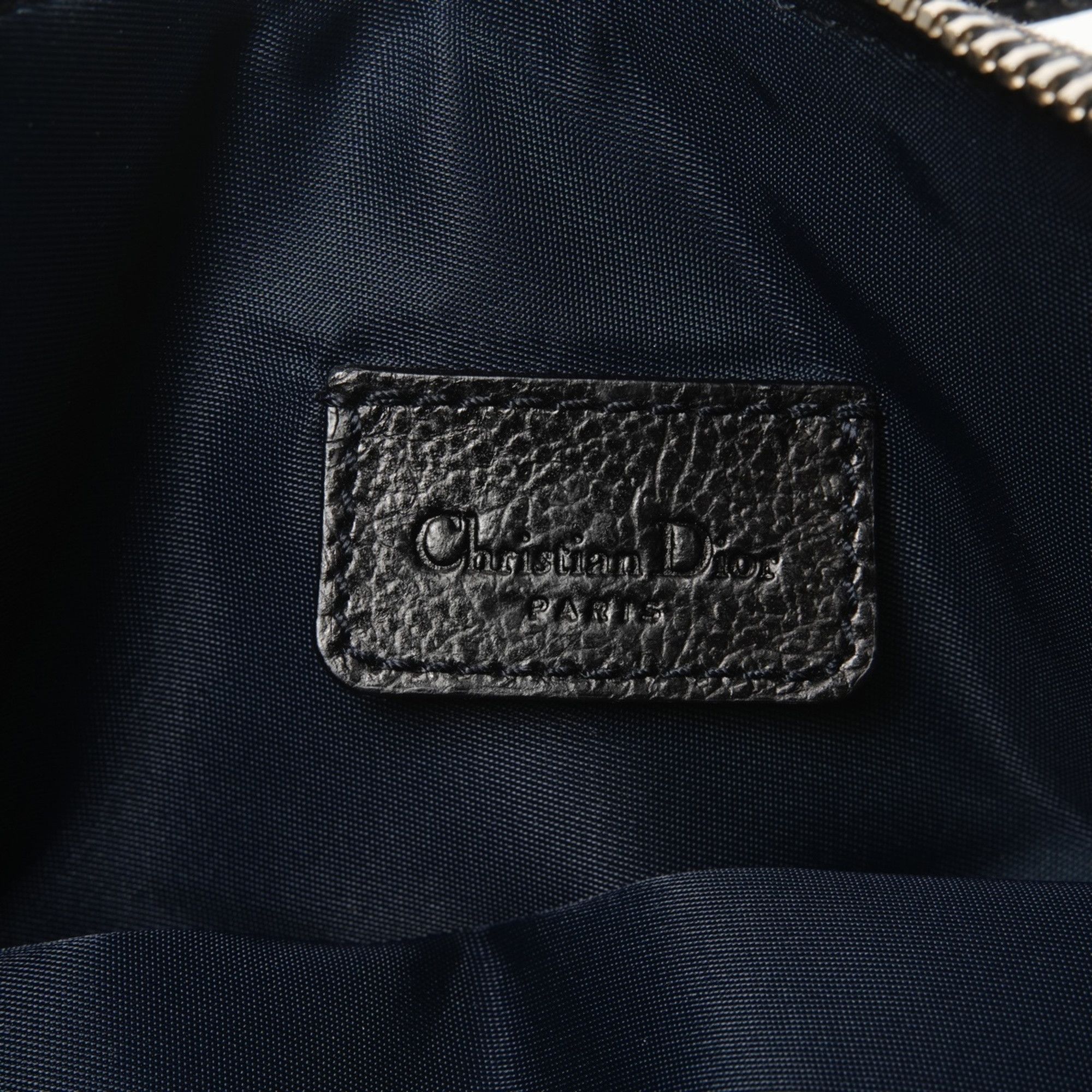 Dior Christian Dior Trotter Denim Saddle Bag Shoulder Navy Size ONE SIZE - 9 Thumbnail