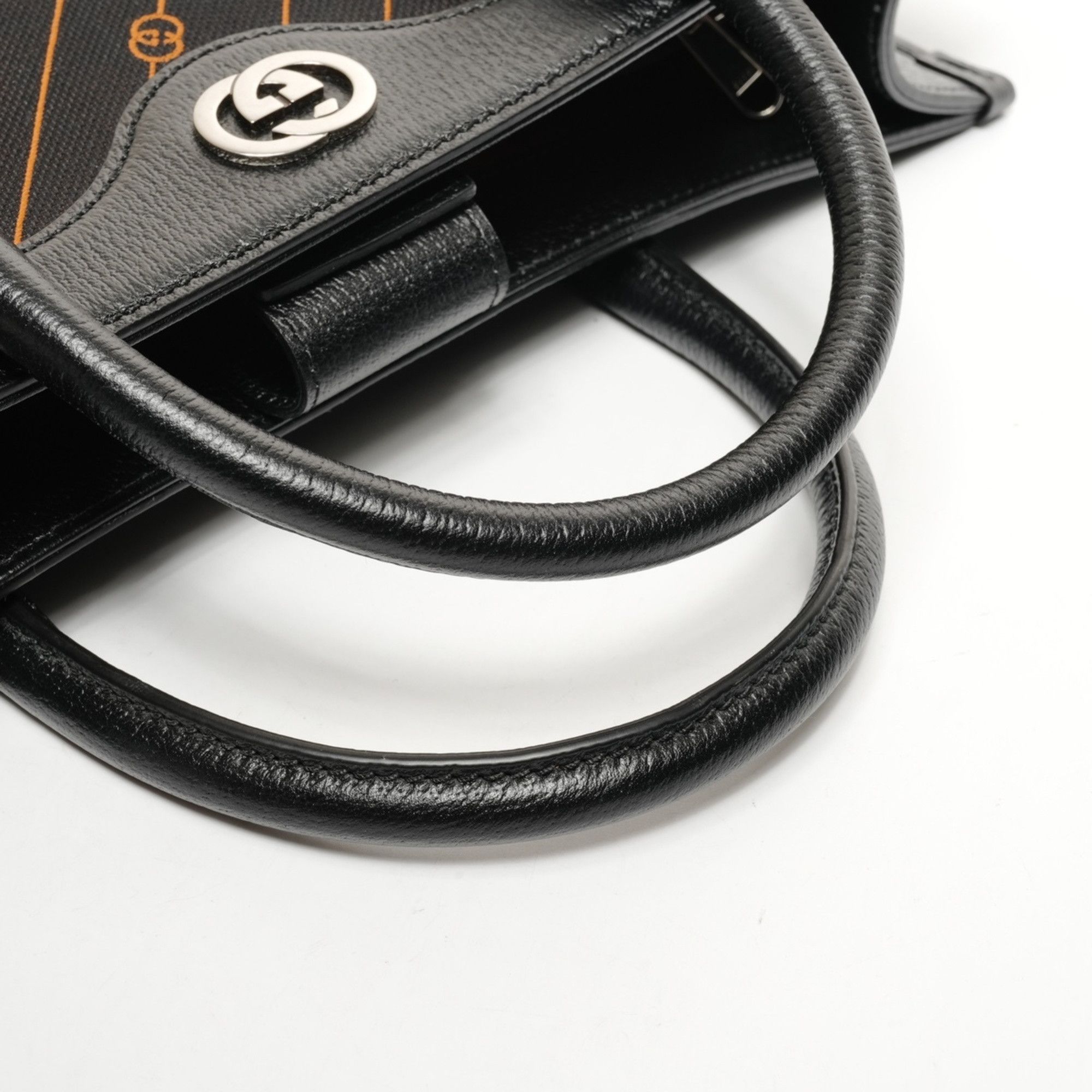 Gucci Gucci 2-way leather tote bag in black Size ONE SIZE - 11 Thumbnail