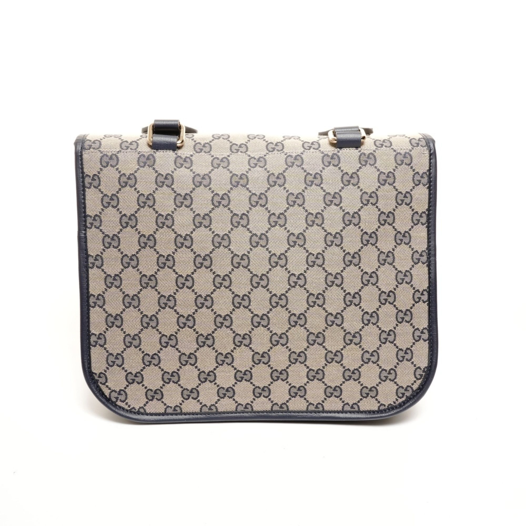 Gucci Gucci GG Canvas Messenger Bag 793823 Navy/Beige Shoulder Size ONE SIZE - 2 Thumbnail