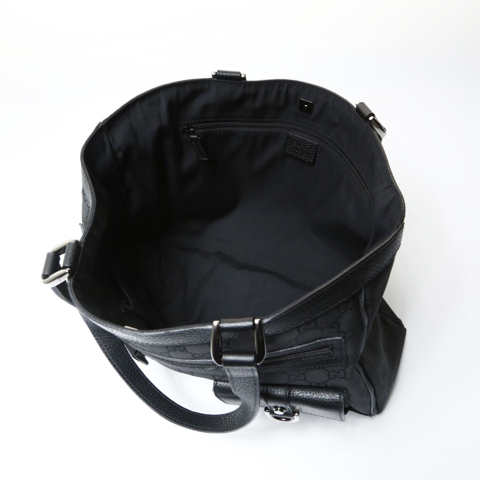 Gucci Gucci GG Canvas Handbag 268639 Black Size ONE SIZE - 12 Thumbnail
