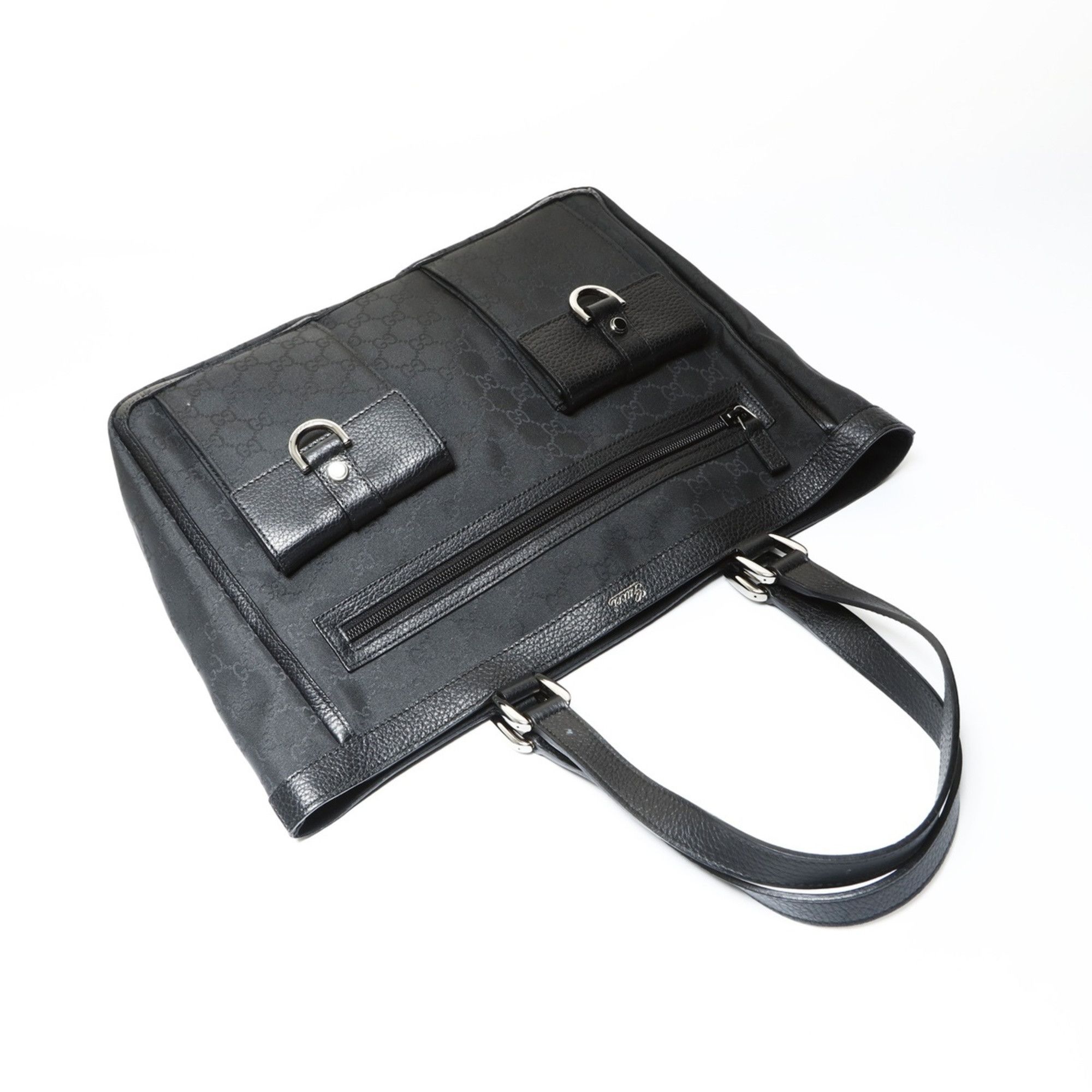 Gucci Gucci GG Canvas Handbag 268639 Black Size ONE SIZE - 9 Thumbnail