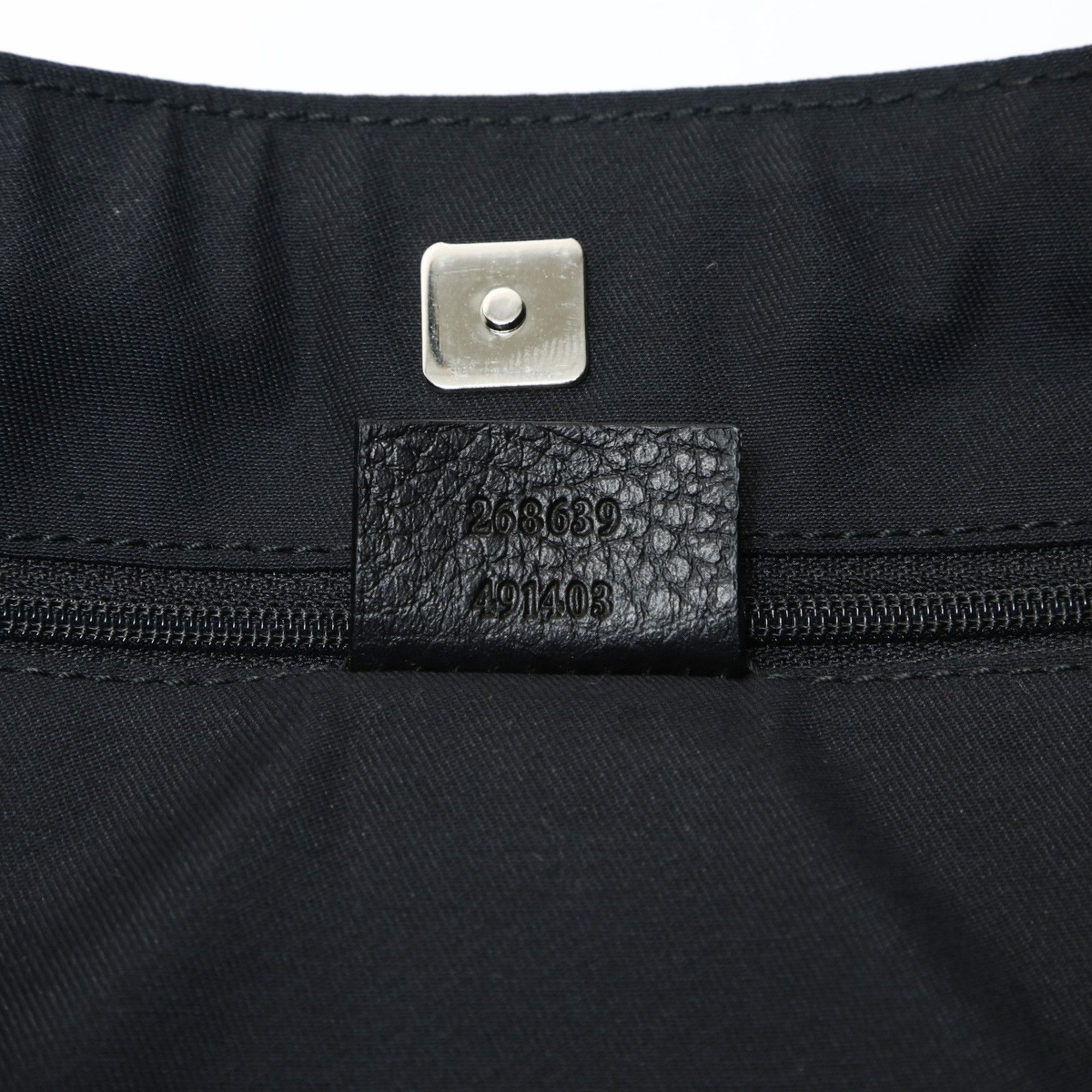 Gucci Gucci GG Canvas Handbag 268639 Black Size ONE SIZE - 11 Thumbnail