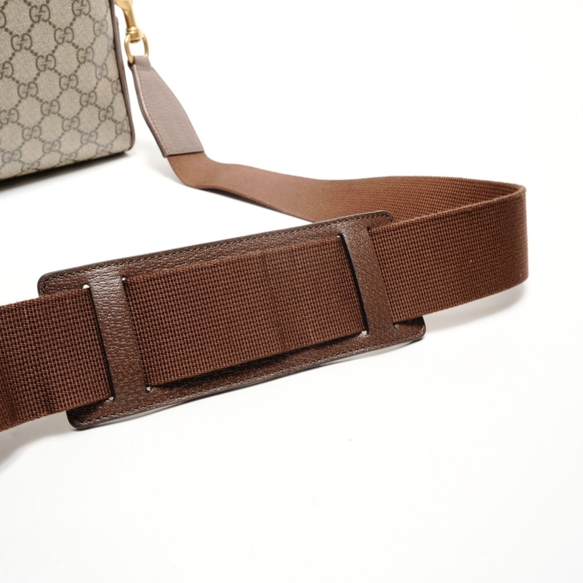 Gucci Gucci GG Supreme Duffle Bag/Boston Bag, 2-Way Handbag, 723309, Brown Size ONE SIZE - 13 Thumbnail