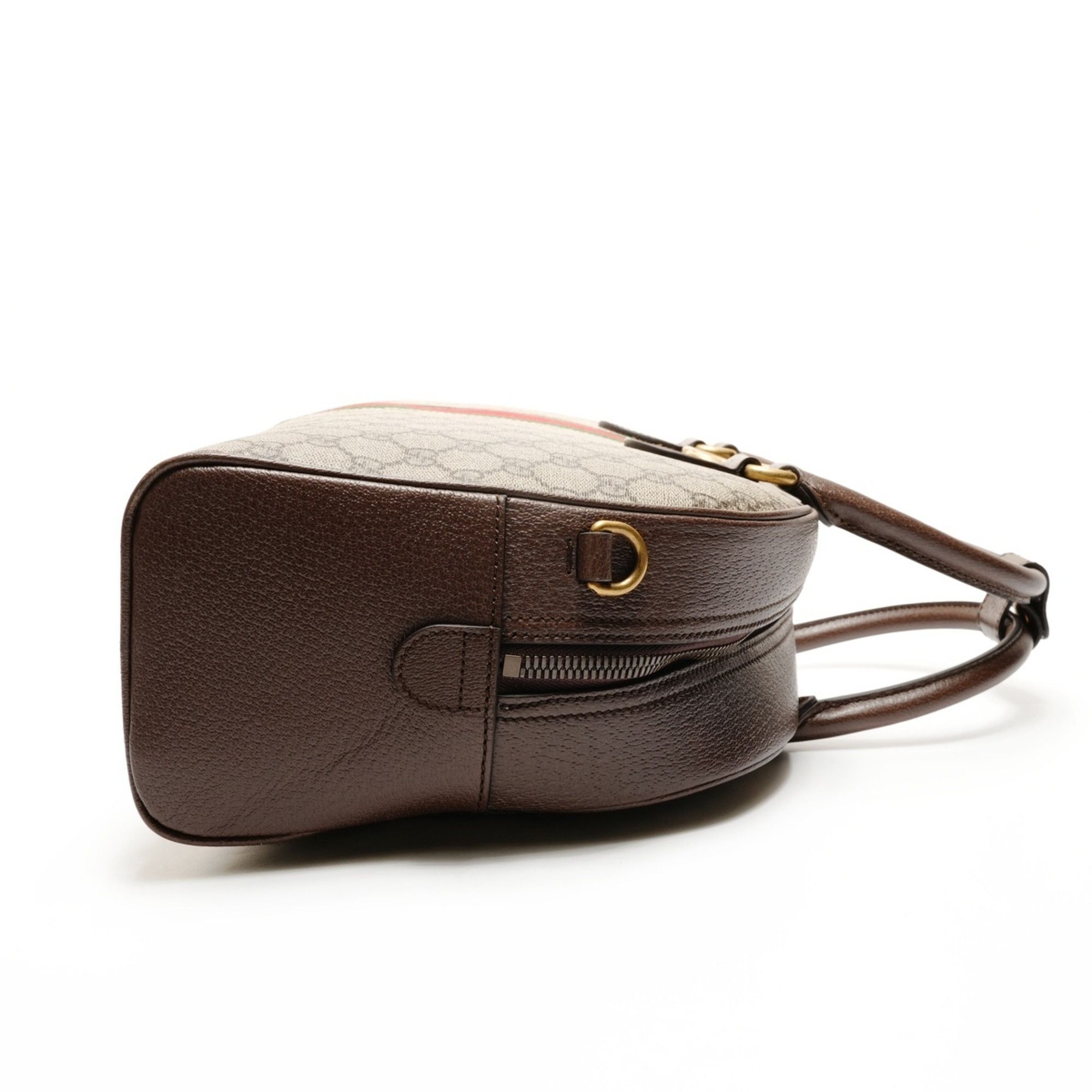 Gucci Gucci GG Supreme Duffle Bag/Boston Bag, 2-Way Handbag, 723309, Brown Size ONE SIZE - 4 Thumbnail