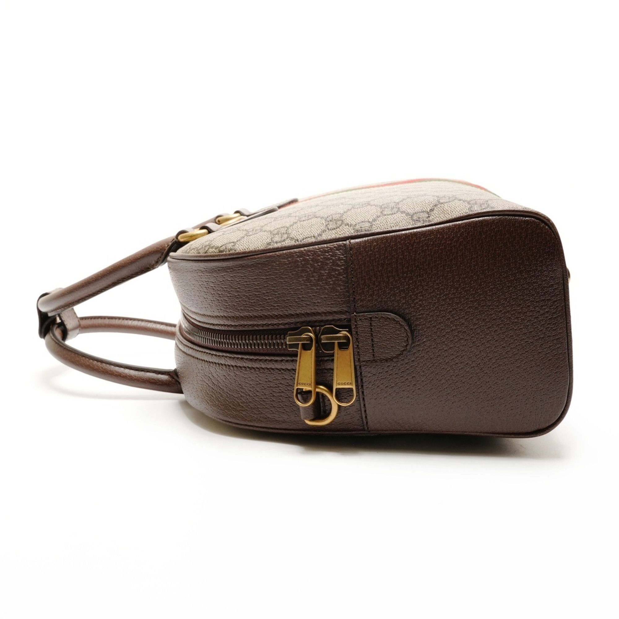 Gucci Gucci GG Supreme Duffle Bag/Boston Bag, 2-Way Handbag, 723309, Brown Size ONE SIZE - 3 Thumbnail