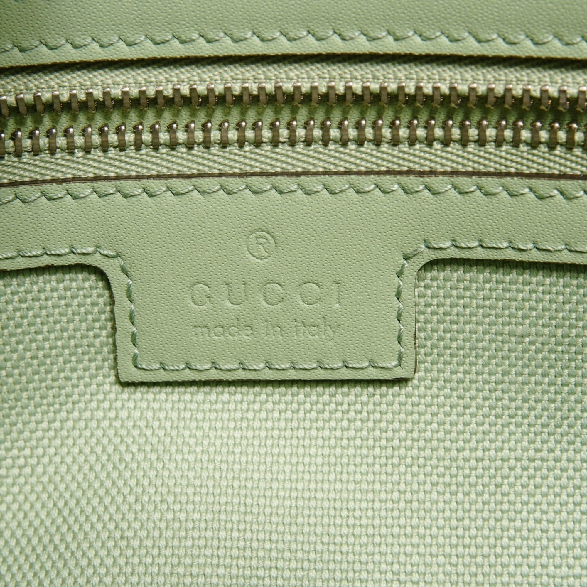 Gucci Gucci Ophidia Small GG Canvas 2-Way Boston Bag in Green Size ONE SIZE - 9 Thumbnail