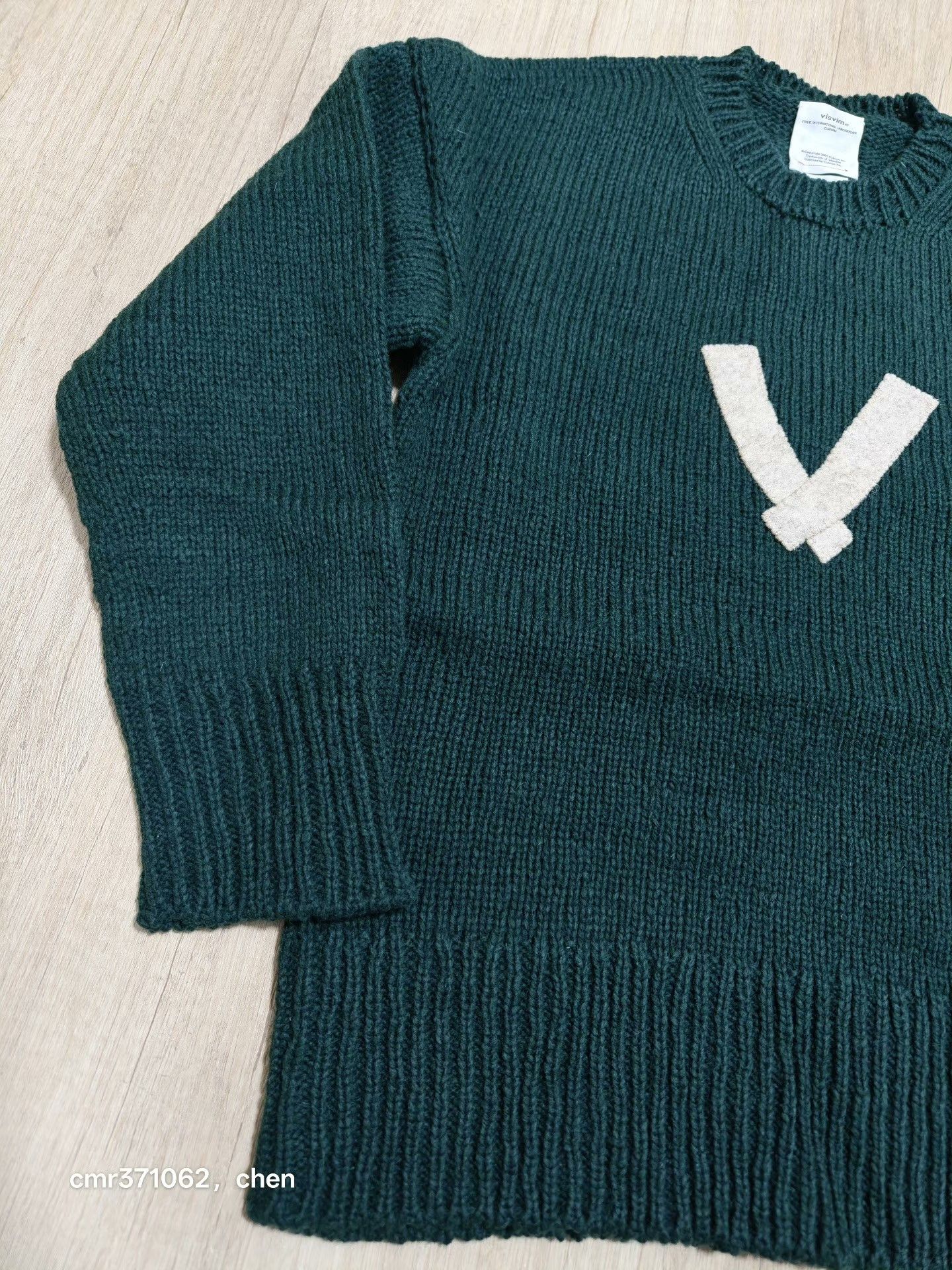 Visvim VISVIM 22AW Letterman Crew Knit Size US M / EU 48-50 / 2 - 4 Thumbnail