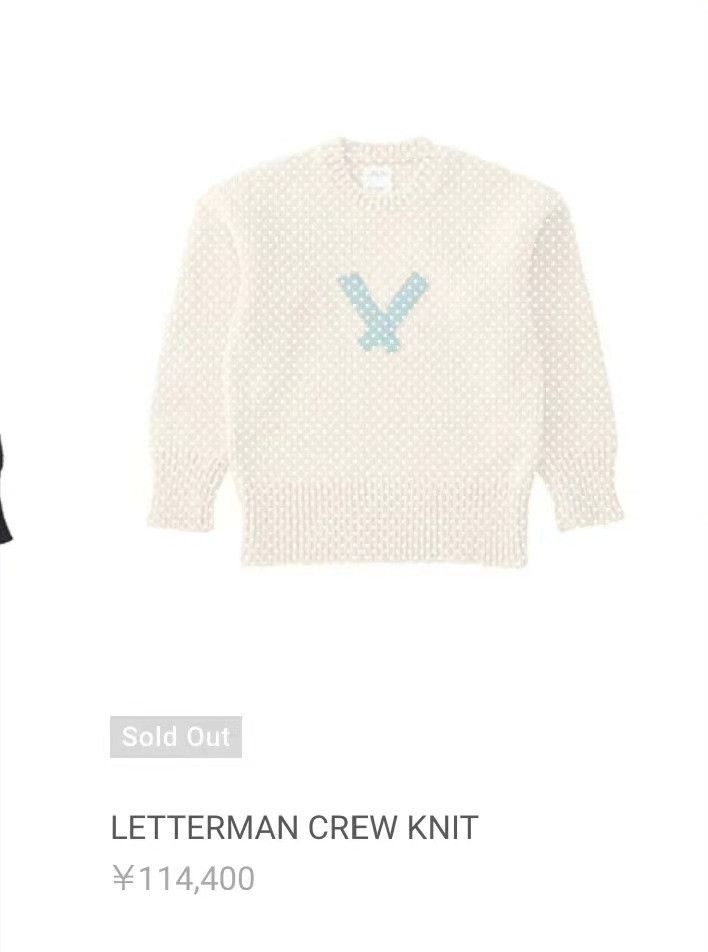 Visvim VISVIM 22AW Letterman Crew Knit Size US M / EU 48-50 / 2 - 9 Thumbnail
