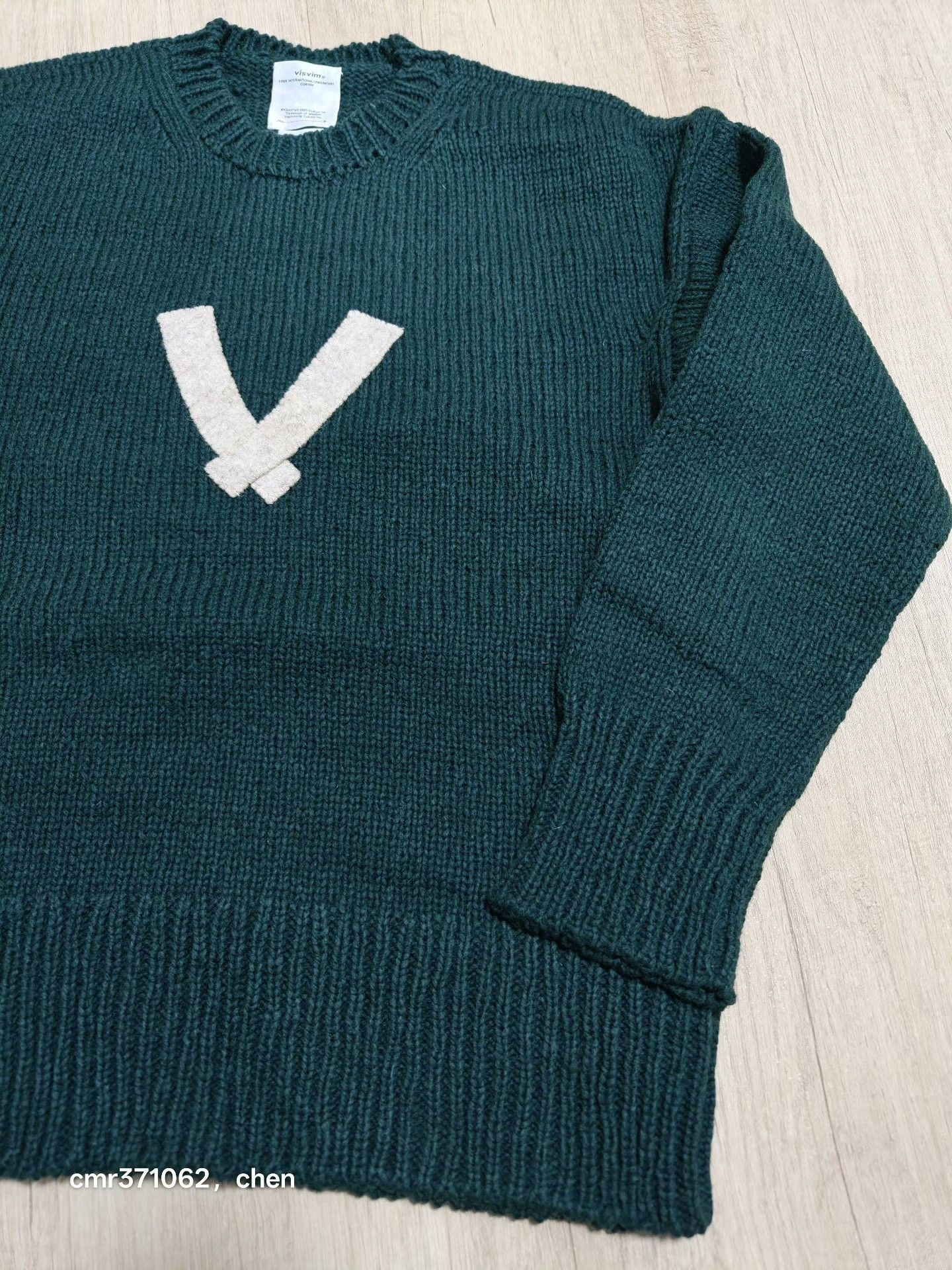 Visvim VISVIM 22AW Letterman Crew Knit Size US M / EU 48-50 / 2 - 5 Thumbnail