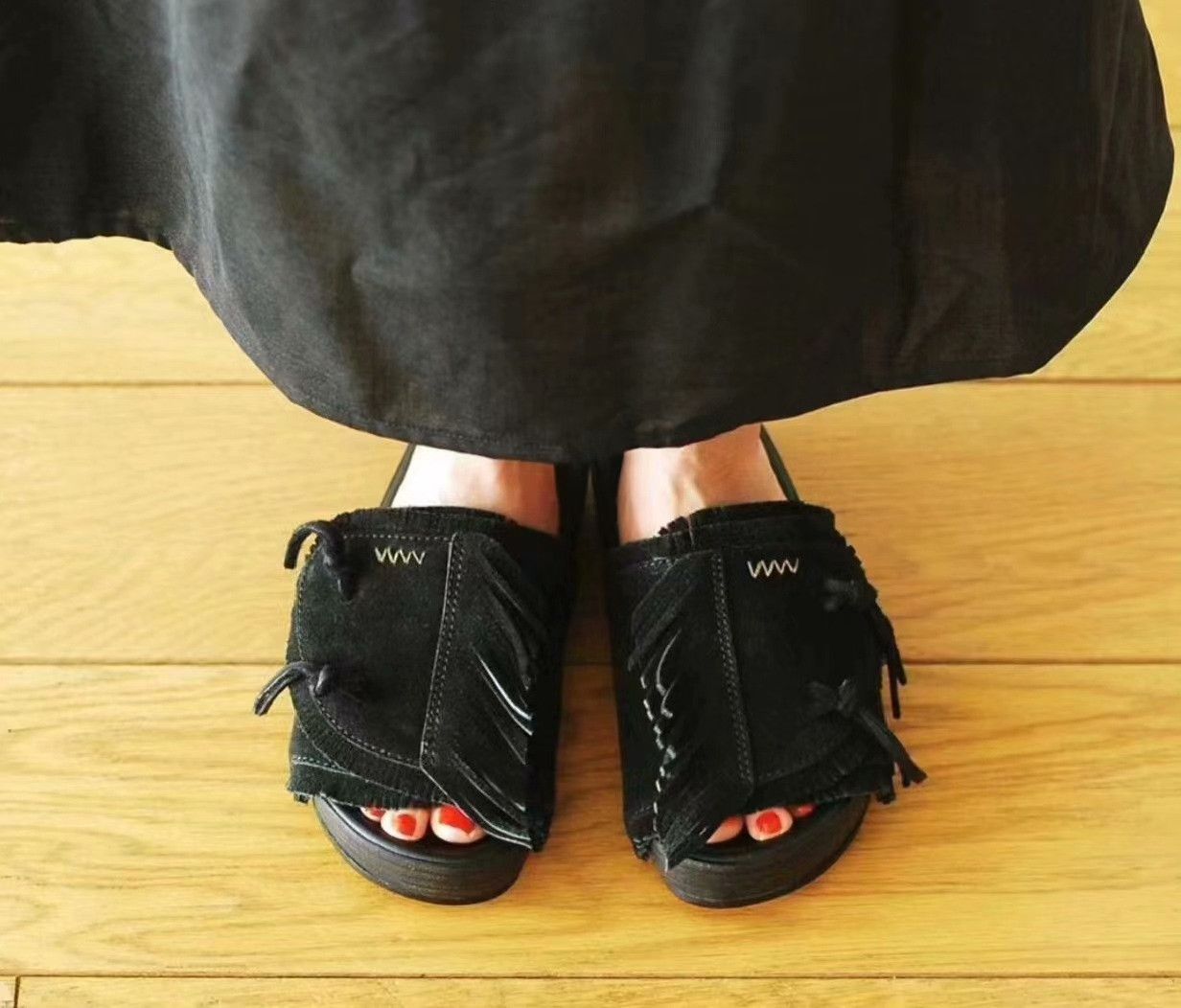 Visvim visvim 20ss Christo Shaman Folk Slippers Size US 6 / IT 36 - 7 Thumbnail