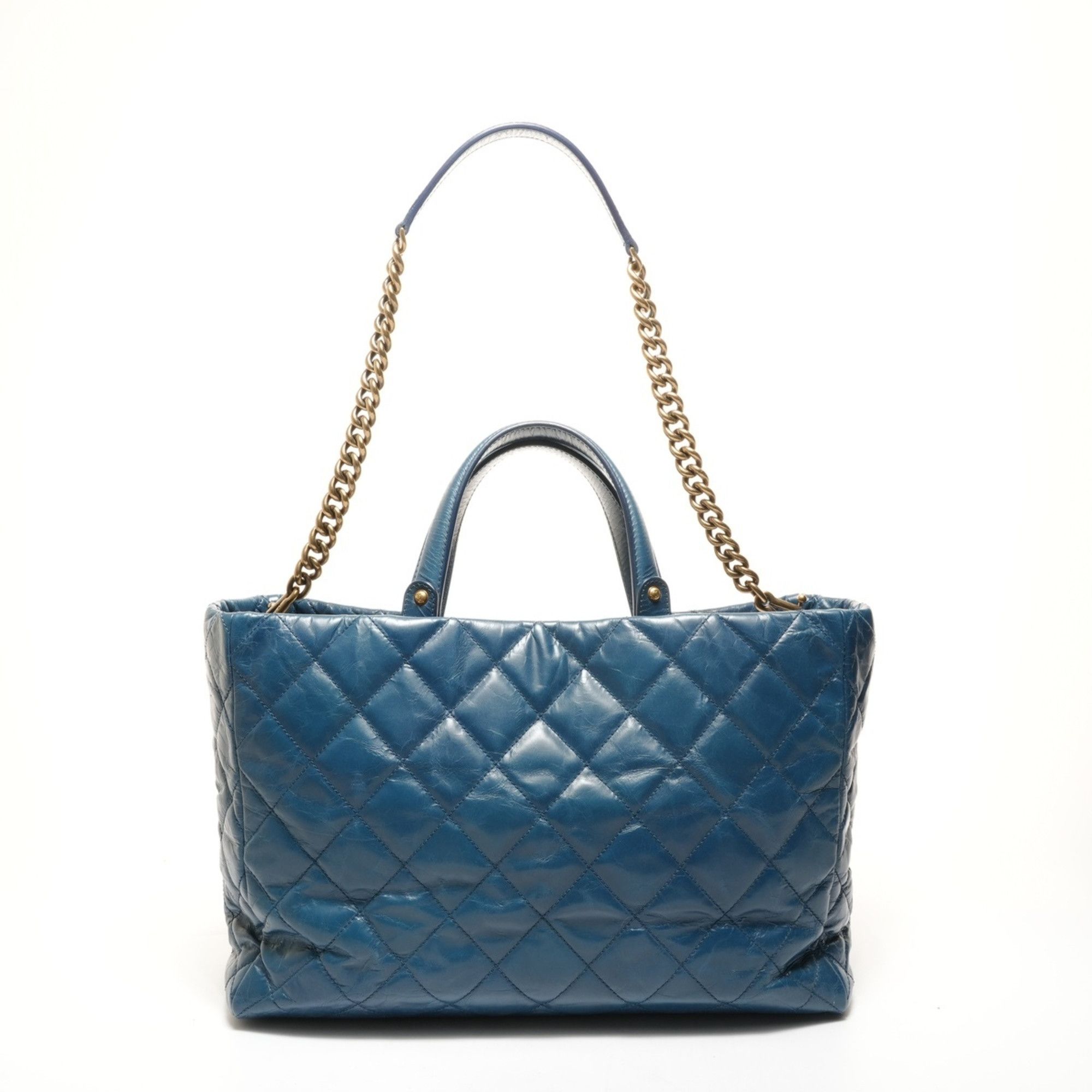 Chanel CHANEL 15 series 2011 Cabas Tote 2-way Handbag Blue Size ONE SIZE - 2 Thumbnail