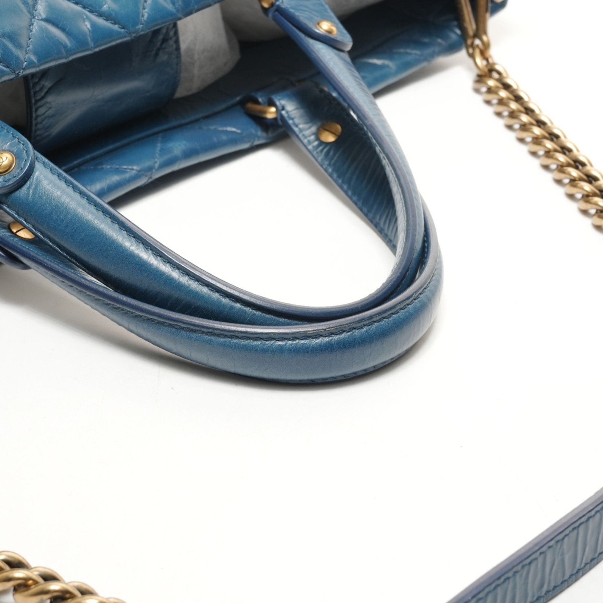 Chanel CHANEL 15 series 2011 Cabas Tote 2-way Handbag Blue Size ONE SIZE - 11 Thumbnail