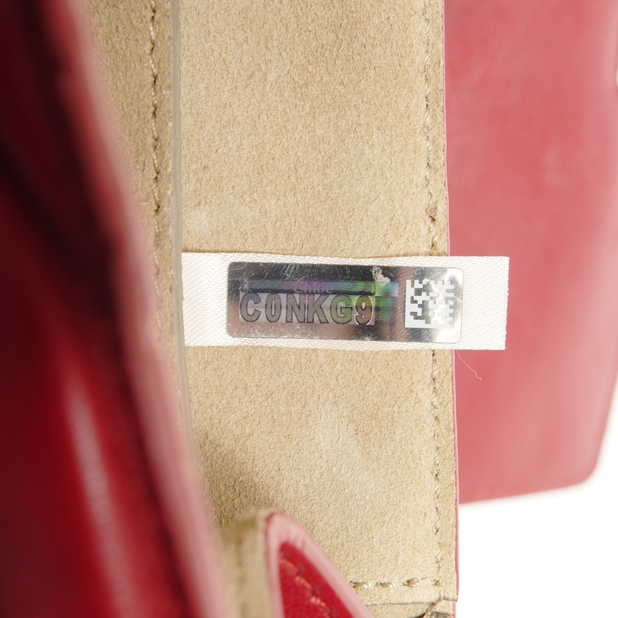 Chloe Chloé Chloe Drew Jeweled Leather 2-Way Shoulder Bag in Red Size ONE SIZE - 10 Thumbnail