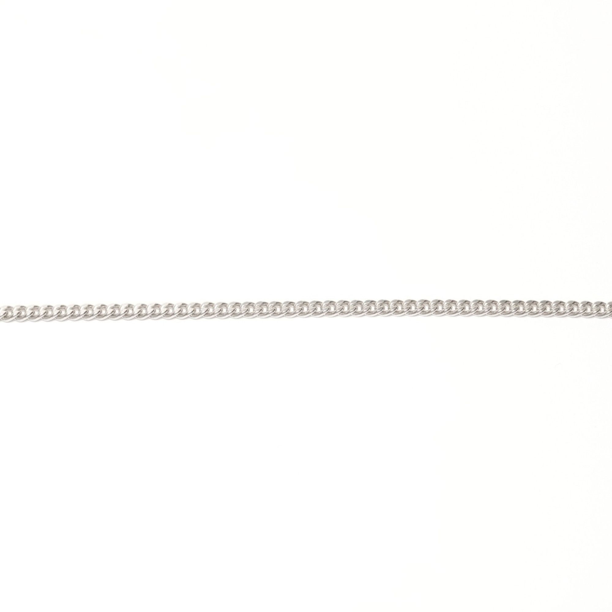 Chanel CHANEL 03A 2003 Coco Mark Black Circle Rhinestone Necklace in Silver Size ONE SIZE - 6 Thumbnail