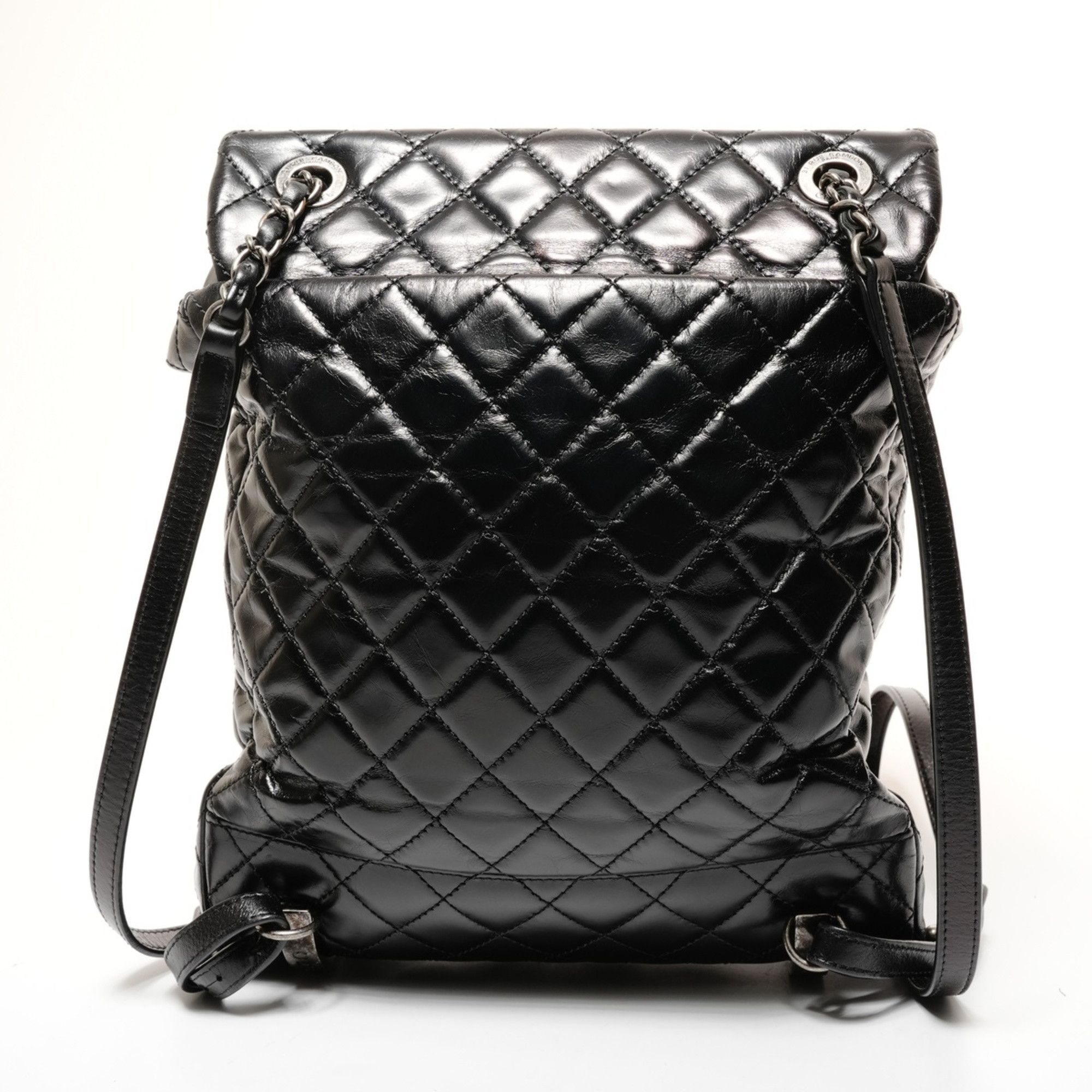 Chanel CHANEL 23 Series 2016-2017 Matelasse Leather Backpack/Daypack in Black Size ONE SIZE - 2 Thumbnail