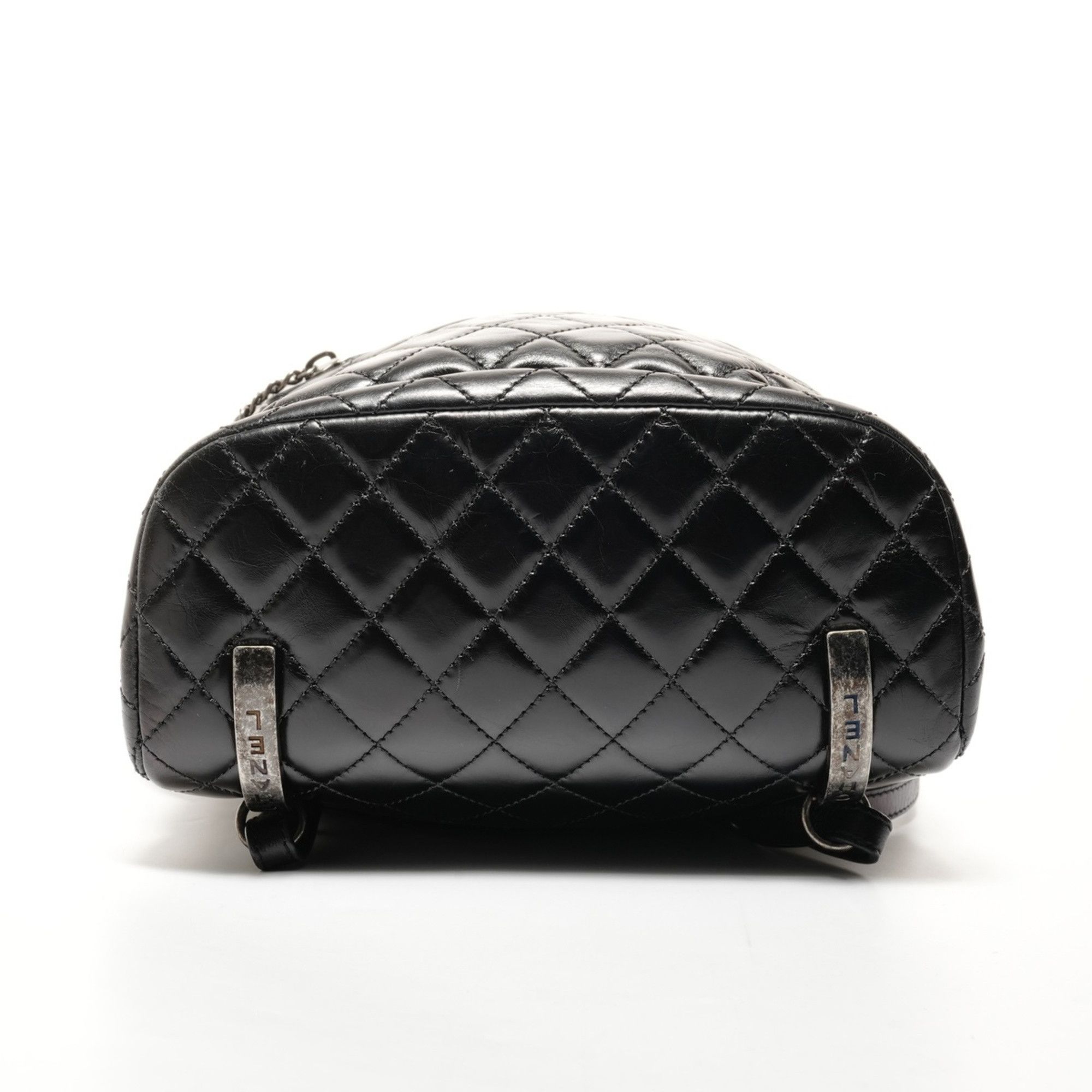 Chanel CHANEL 23 Series 2016-2017 Matelasse Leather Backpack/Daypack in Black Size ONE SIZE - 7 Thumbnail