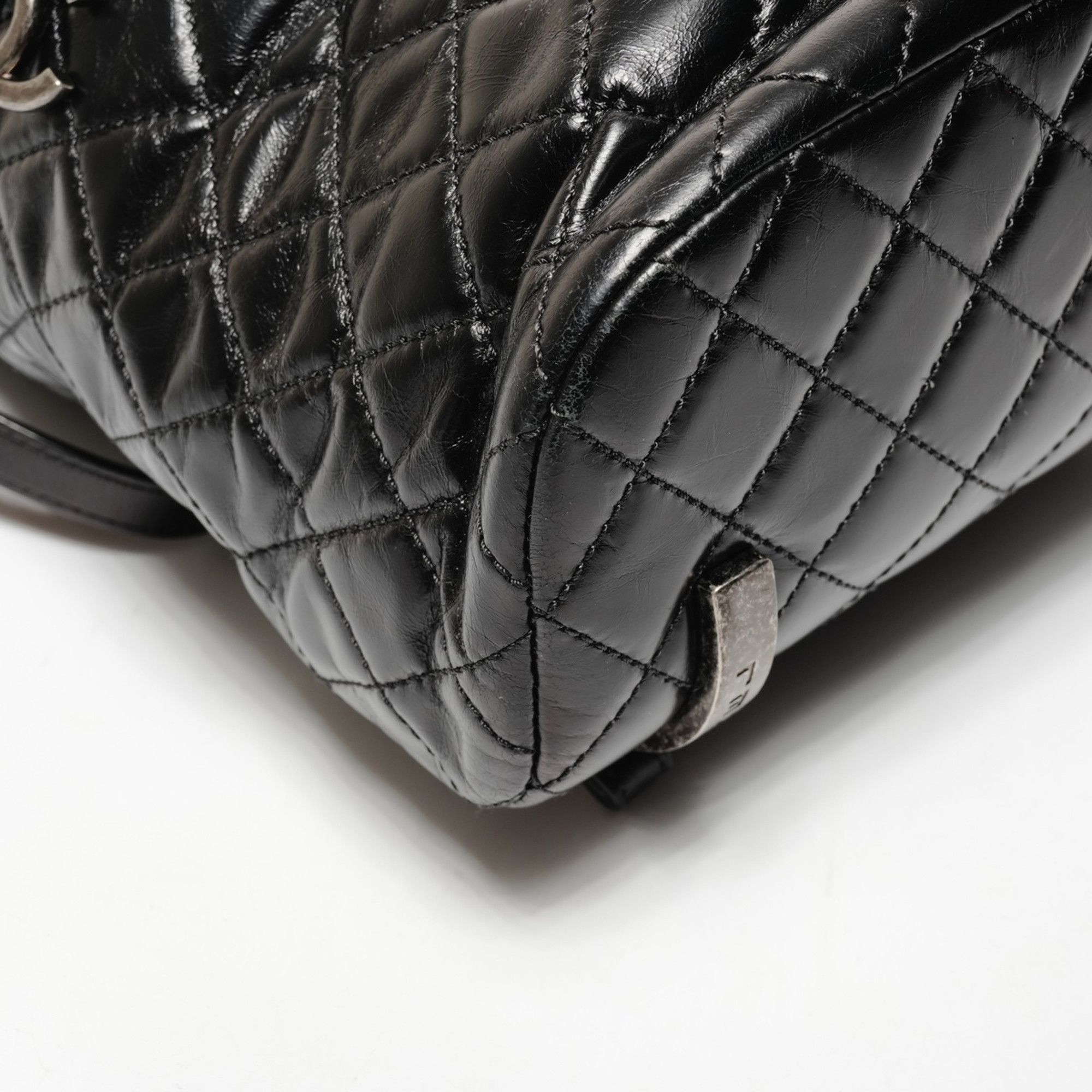 Chanel CHANEL 23 Series 2016-2017 Matelasse Leather Backpack/Daypack in Black Size ONE SIZE - 5 Thumbnail
