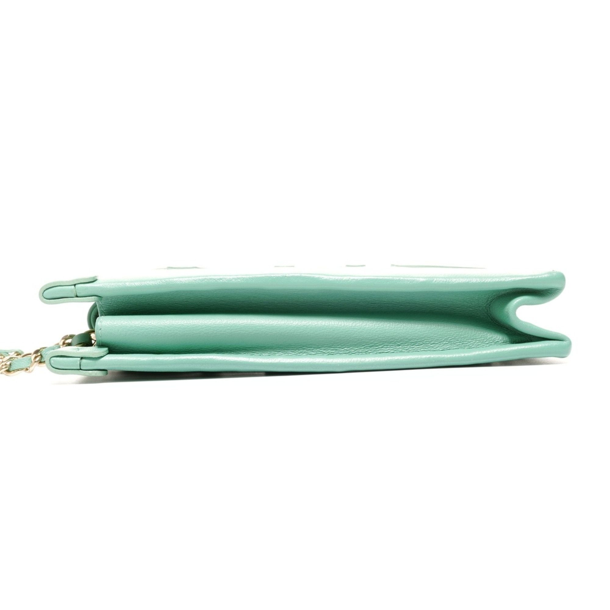 Chanel Chanel 28 Series 2019 Tweed Clutch/Phone Case/Shoulder Bag, Green Size ONE SIZE - 4 Thumbnail
