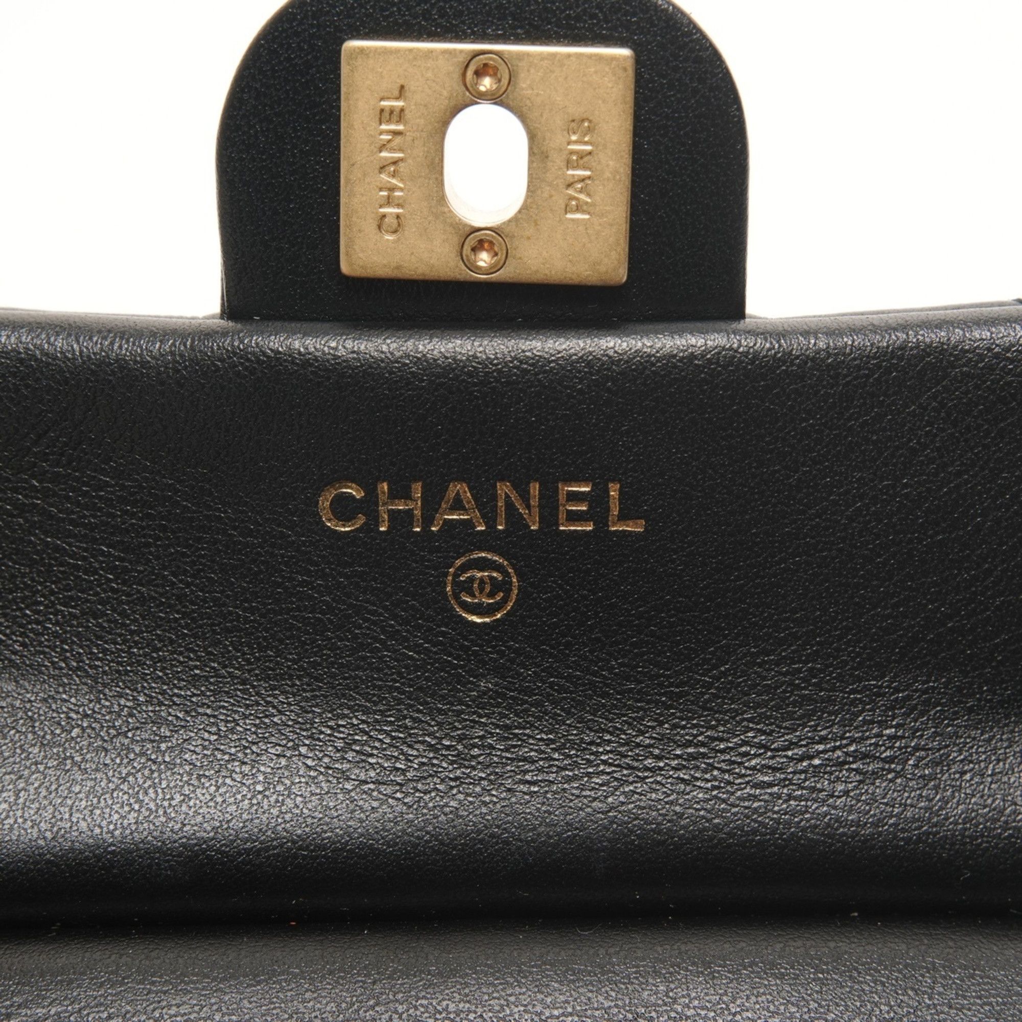 Chanel CHANEL 31 Series 2021-2022 Matelasse Chain Clutch Mini Wallet Business Card Holder/Card Case 2-Way Shoulder Bag Black Size ONE SIZE - 10 Thumbnail