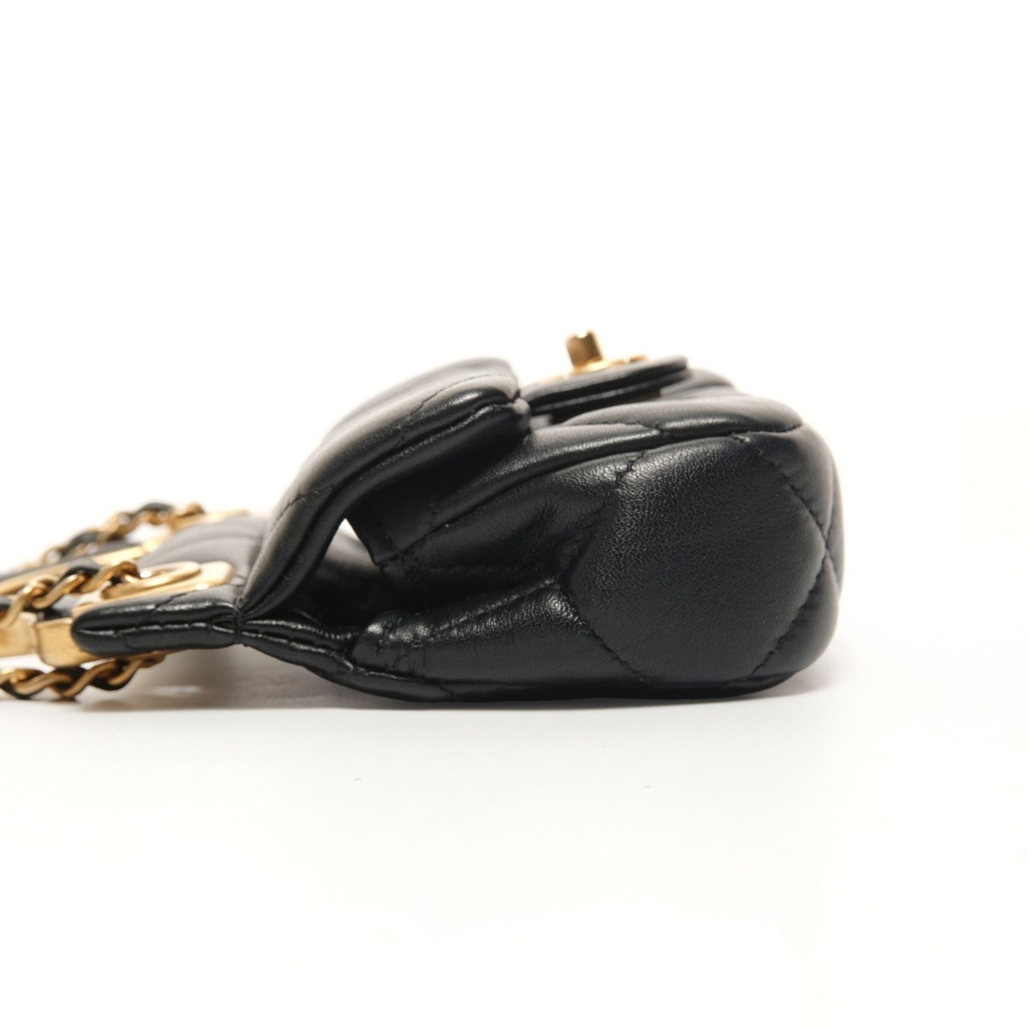 Chanel CHANEL 31 Series 2021-2022 Matelasse Chain Clutch Mini Wallet Business Card Holder/Card Case 2-Way Shoulder Bag Black Size ONE SIZE - 3 Thumbnail