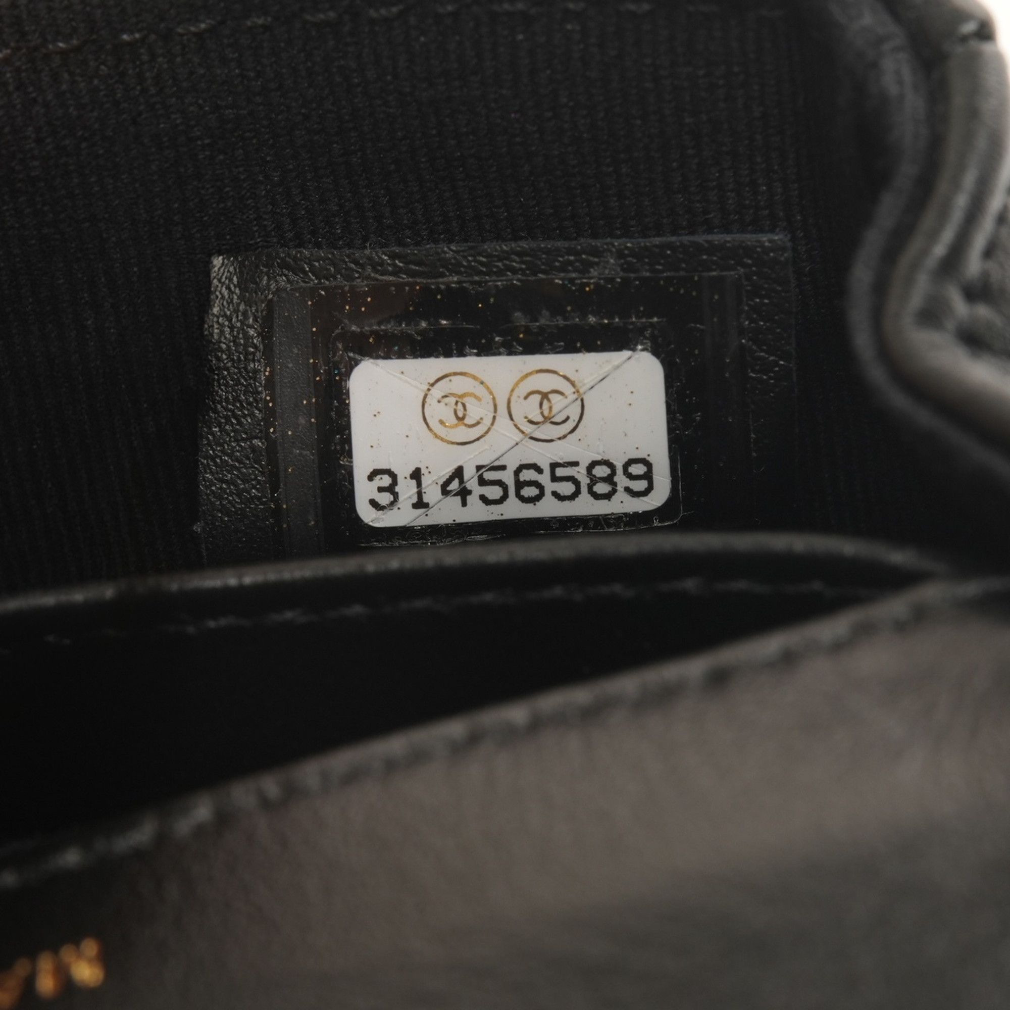 Chanel CHANEL 31 Series 2021-2022 Matelasse Chain Clutch Mini Wallet Business Card Holder/Card Case 2-Way Shoulder Bag Black Size ONE SIZE - 11 Thumbnail